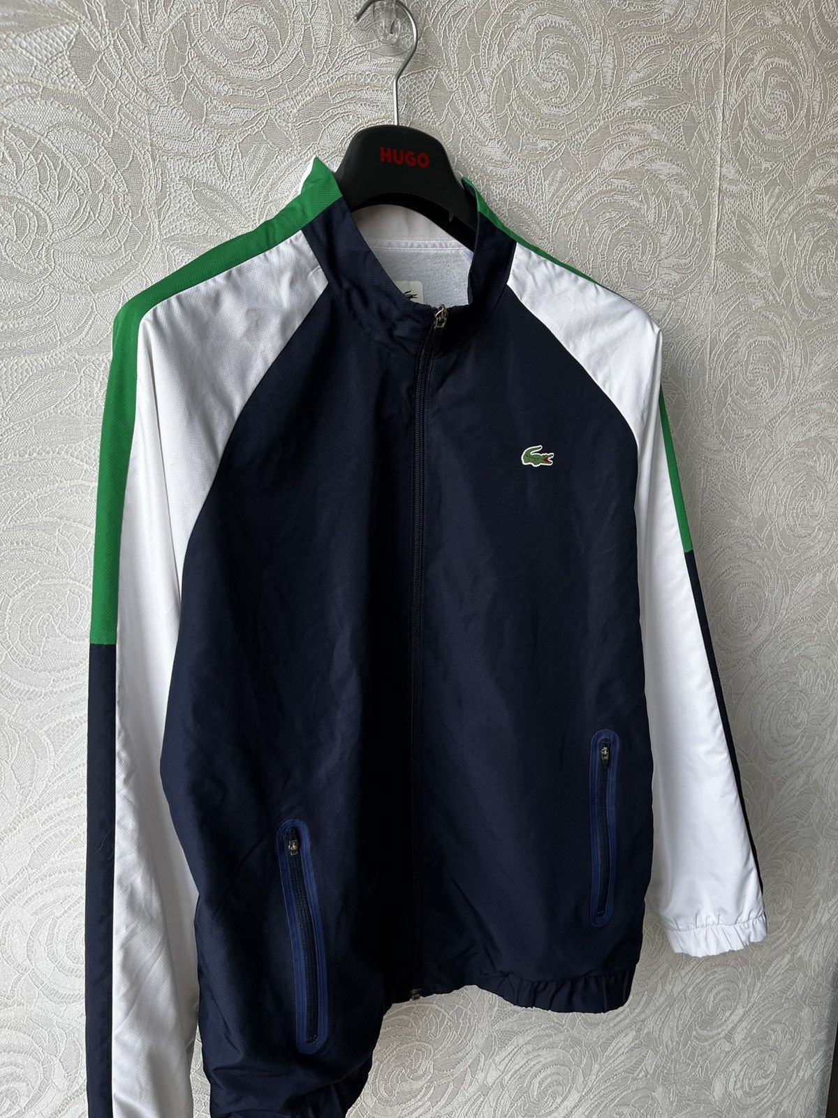 Lacoste Lacoste Lightweight Waterproof XL Track Jacket Zip Up Y2K Size US XL / EU 56 / 4 - 4 Thumbnail