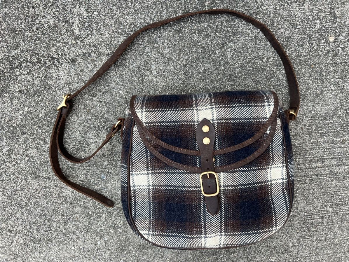 A.P.C. Vintage 2000s A.P.C. Shadow Plaid Sling Bag Size ONE SIZE - 5 Thumbnail