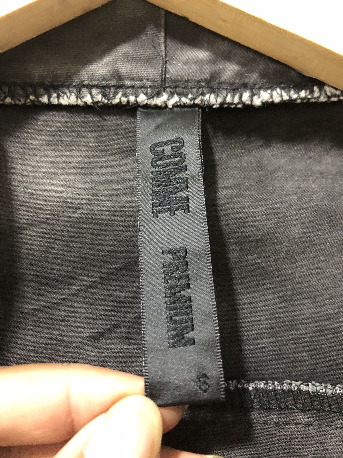 14th Addiction Comme Premium Acid Wash Gothic Jacket Size US S / EU 44-46 / 1 - 8 Thumbnail