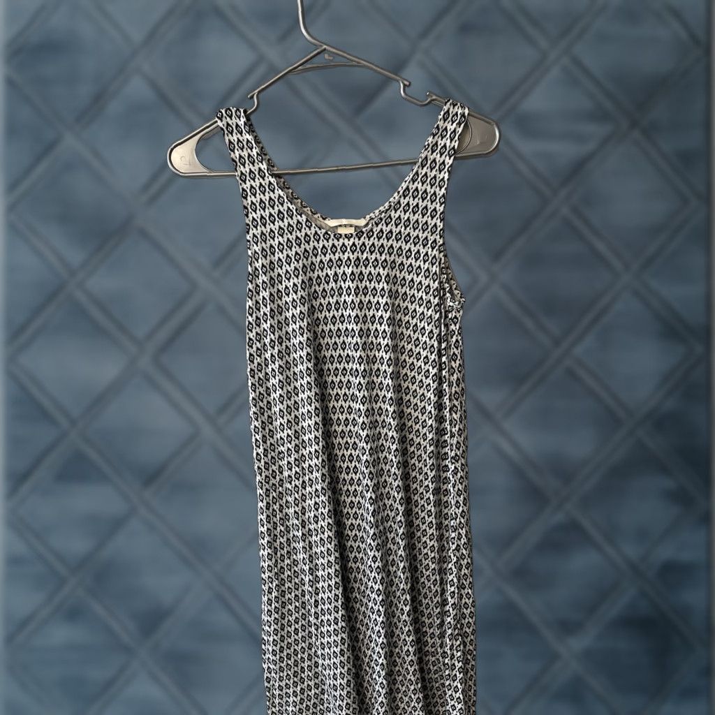 H&M H&M Women’s Dress Scoop Neck Sleeveless Cream/Black Print XS Multicolor Animal Print Shift Short Pendant Womens XS Size XS / US 0-2 / IT 36-38 - 1 Thumbnail