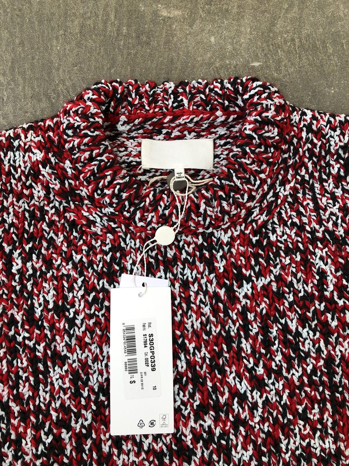 Maison Margiela Margiela Heavy Designer Knit Intarsia Size US M / EU 48-50 / 2 - 3 Thumbnail