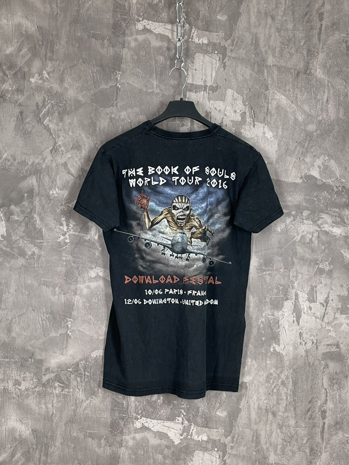 Band Tees Iron Maiden The Book Of Souls 2016 Tour Vintage Band T Shirt Size US S / EU 44-46 / 1 - 2 Thumbnail
