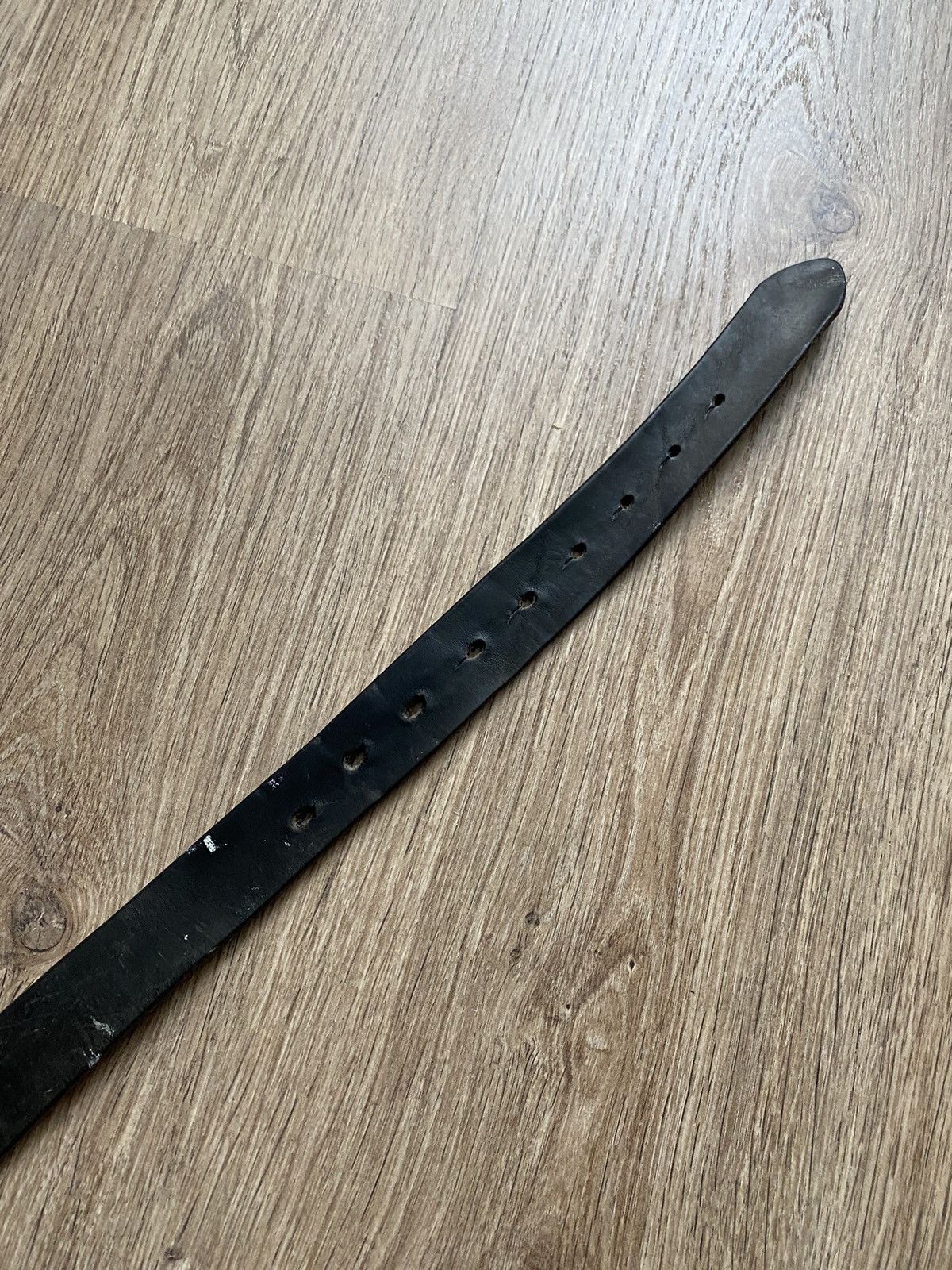 Kangol × Vintage Vintage Y2K Kangol leather mens black belt Size ONE SIZE - 4 Thumbnail