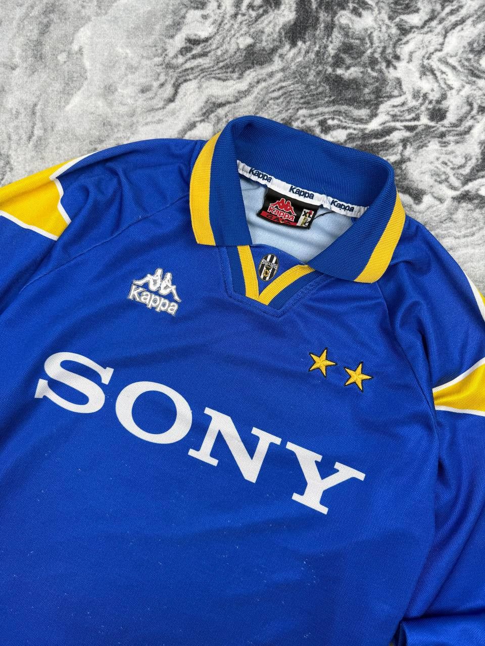 Kappa Vintage Juventus 1995 1996 Away Shirt Sleeve Jersey Kappa Size US XL / EU 56 / 4 - 2 Thumbnail
