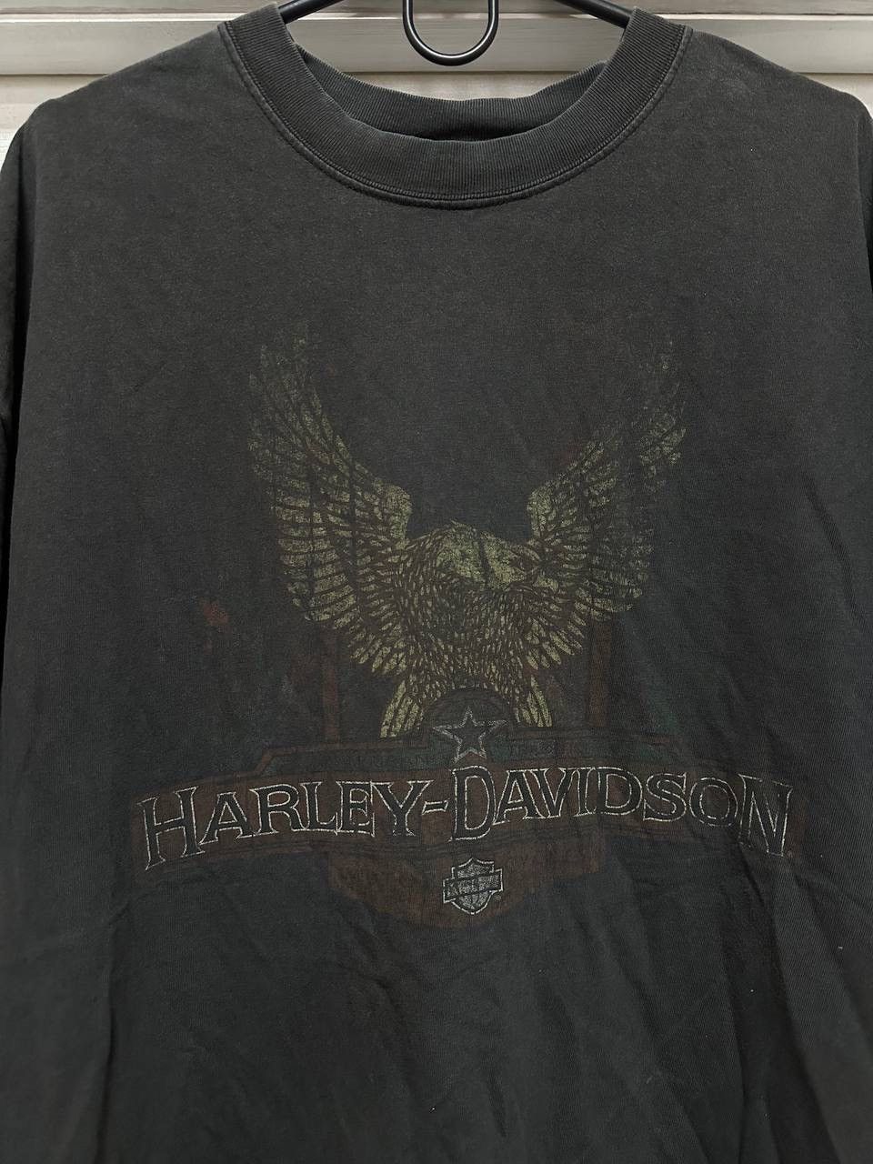 Harley Davidson × Vintage Vintage 90s Harley Davidson Tee Shirt 3D emblem Canterbury Size US XXL / EU 58 / 5 - 3 Thumbnail