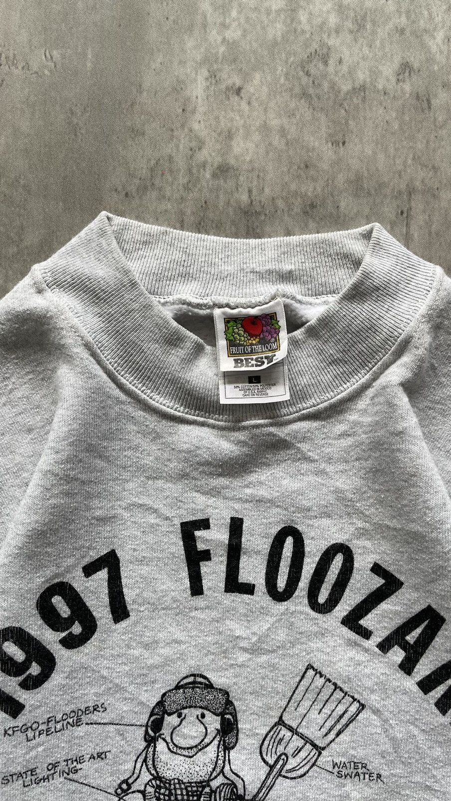 Russell Athletic × Vintage 1990S FLOZARD SURVIVOR SWEATSHIRT Size US L / EU 52-54 / 3 - 4 Thumbnail