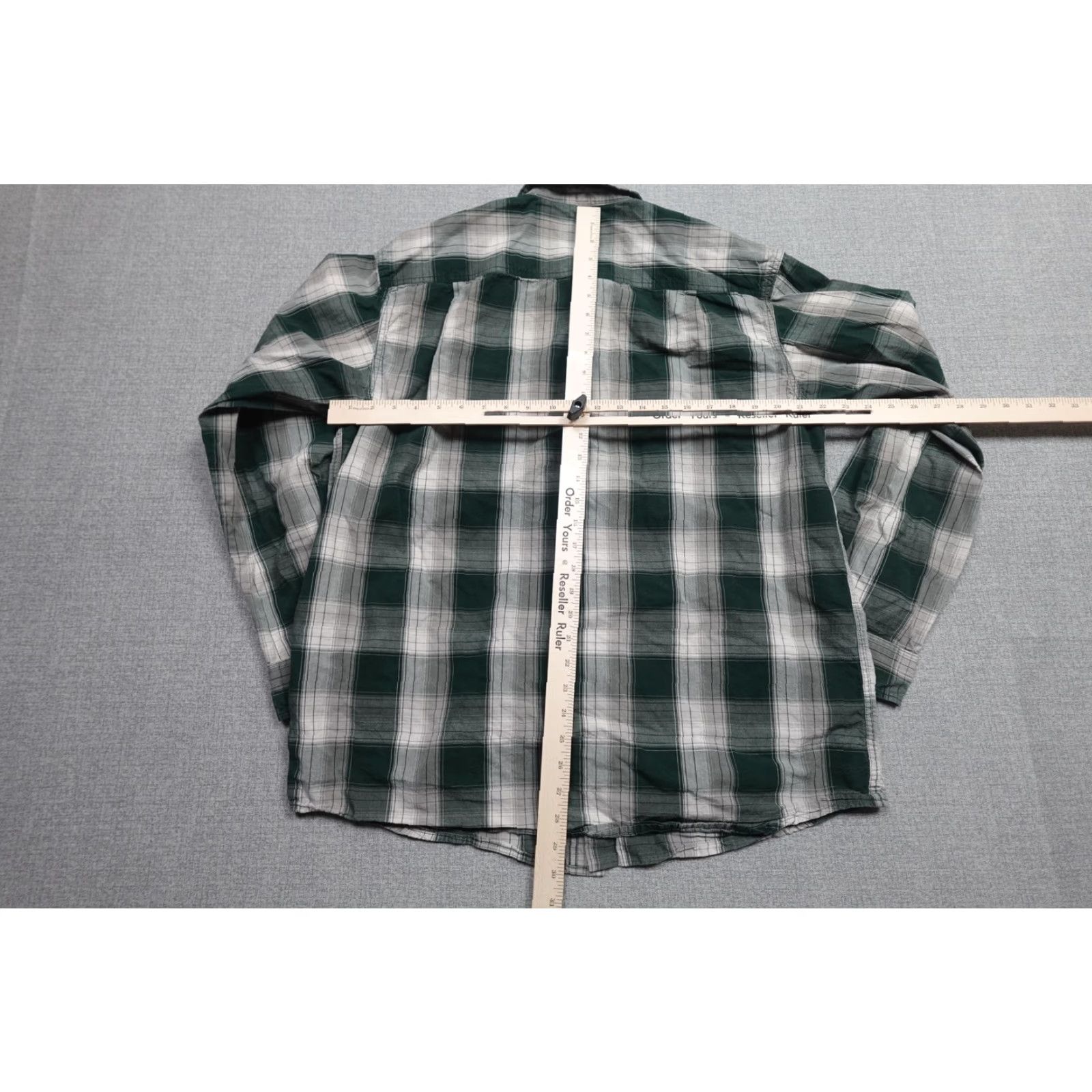 Carhartt VINTAGE Carhartt Button Down Mens Large Green Plaid Relaxed Fit Long Sleeve Flannel Work Size US L / EU 52-54 / 3 - 5 Thumbnail