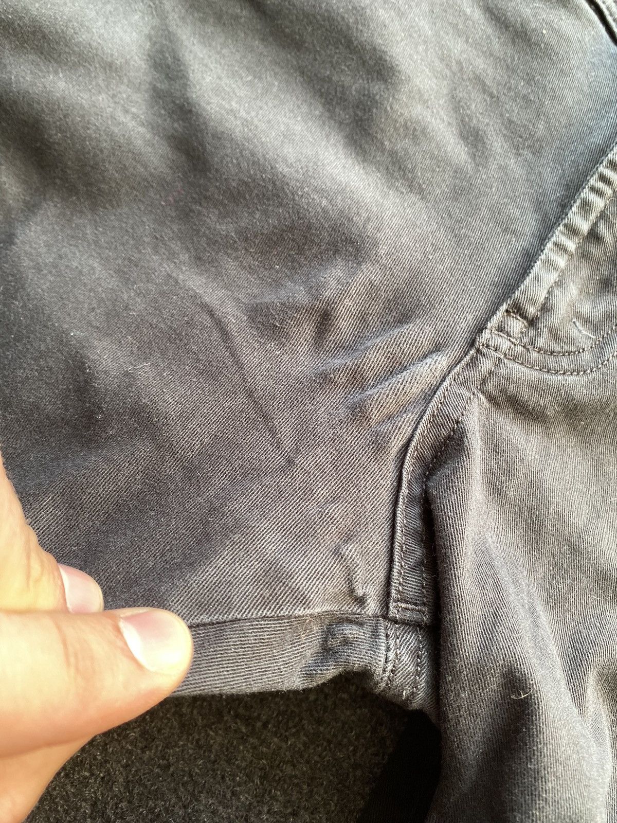 Diesel 🔥Opium Punk Diesel cargo black faded opium pants Size US 33 - 11 Thumbnail