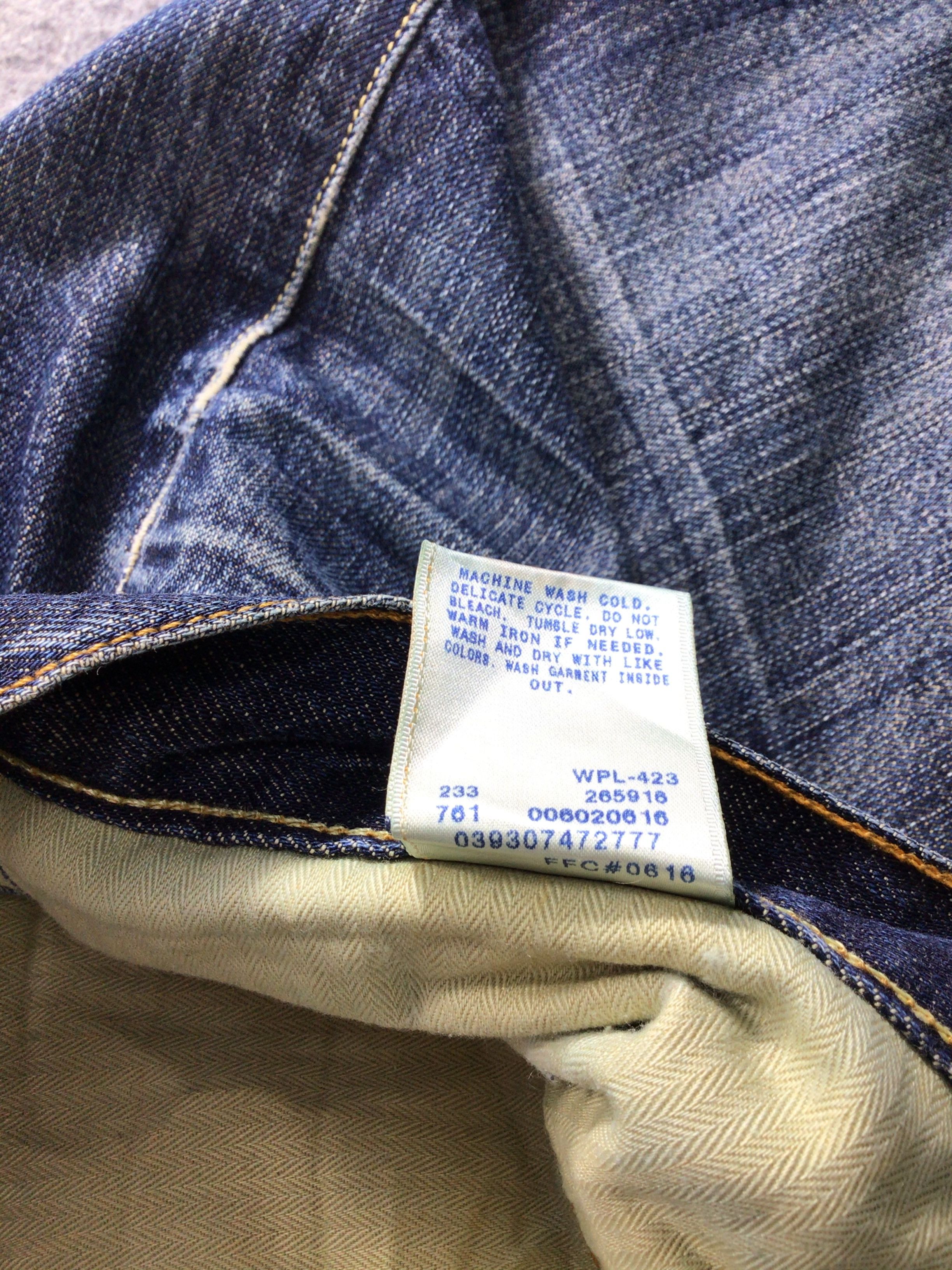 Levi's Vintage Levis Capital E Jeans Faded Blue Denim -J522 Size US 35 - 12 Thumbnail