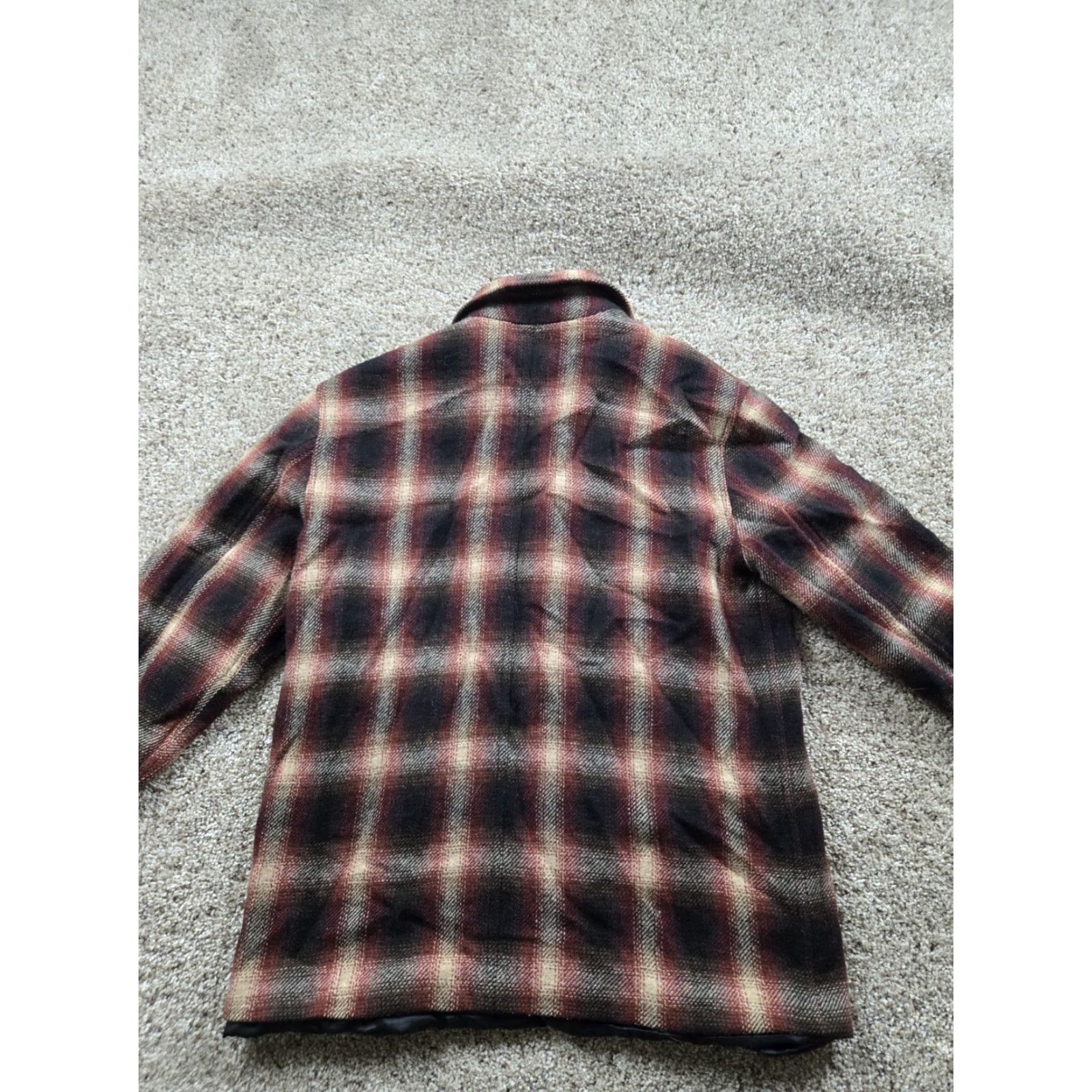 Eddie Bauer VINTAGE Eddie Bauer Flannel Shirt Jacket Medium Womens Plaid Wool Blend Pocket Size M / US 6-8 / IT 42-44 - 6 Thumbnail