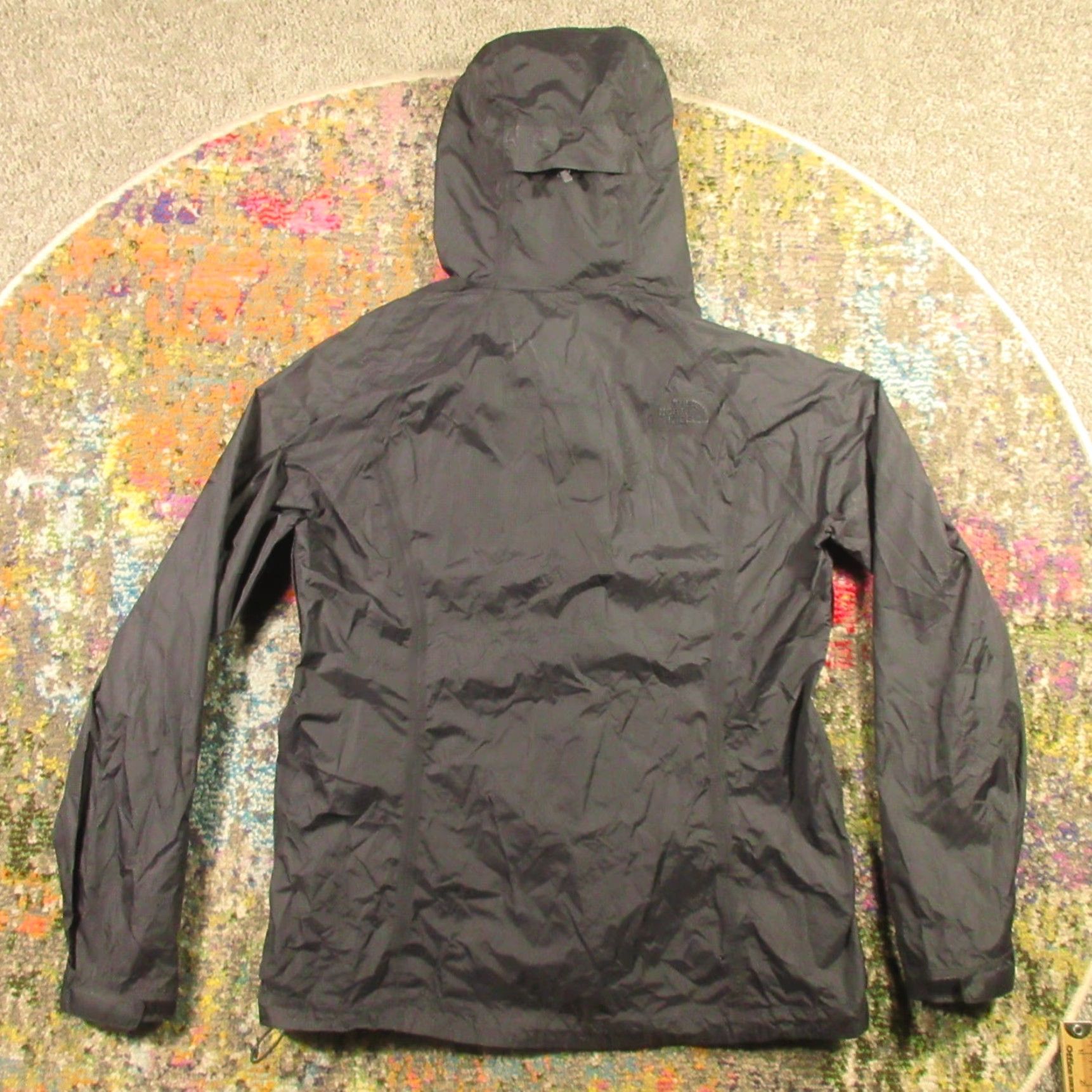 The North Face The North Face DryVent Jacket Women L Black Hooded Waterproof Full Zip Lightweight Pockets Rain Coat Mid-Length Size L / US 10 / IT 46 - 2 Thumbnail