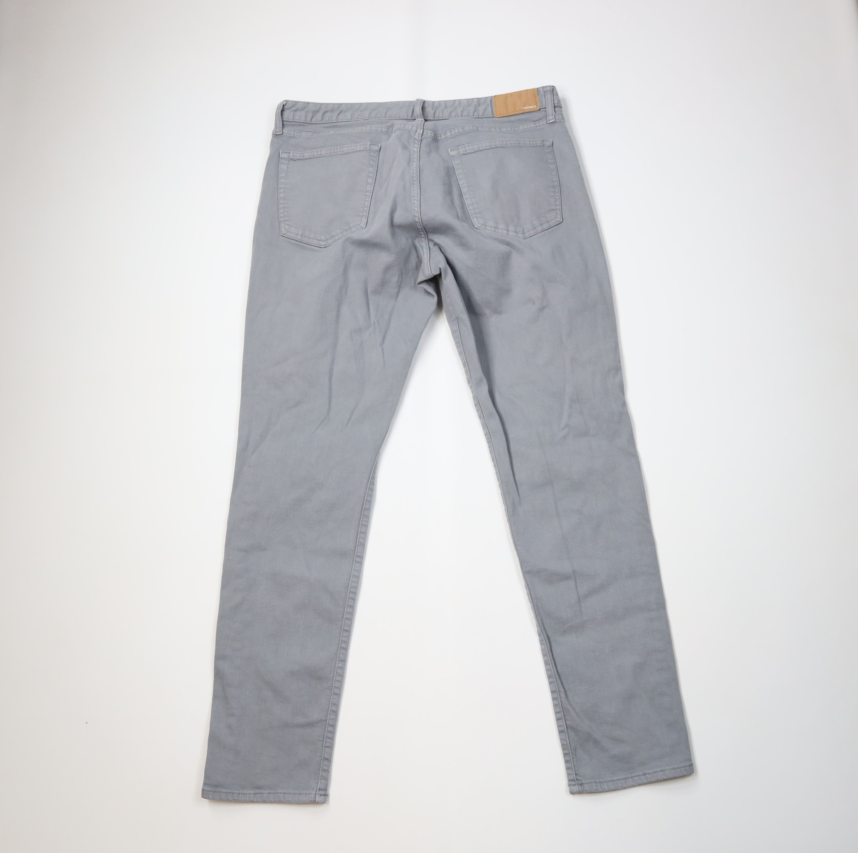 Bonobos Bonobos Faded Slim Fit Tapered Leg Stretch Denim Jeans Gray Size US 38 / EU 54 - 8 Thumbnail