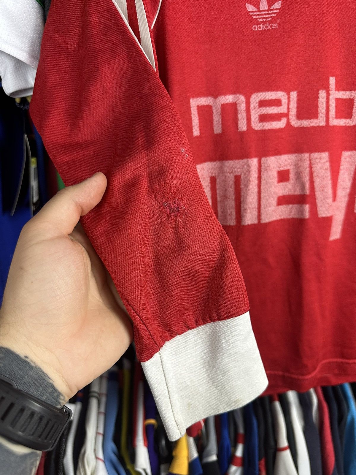 Adidas × Vintage NEUCHATEL XAMAX 1980-82 FOOTBALL SHIRT SOCCER JERSEY ADIDAS Size US S / EU 44-46 / 1 - 5 Thumbnail