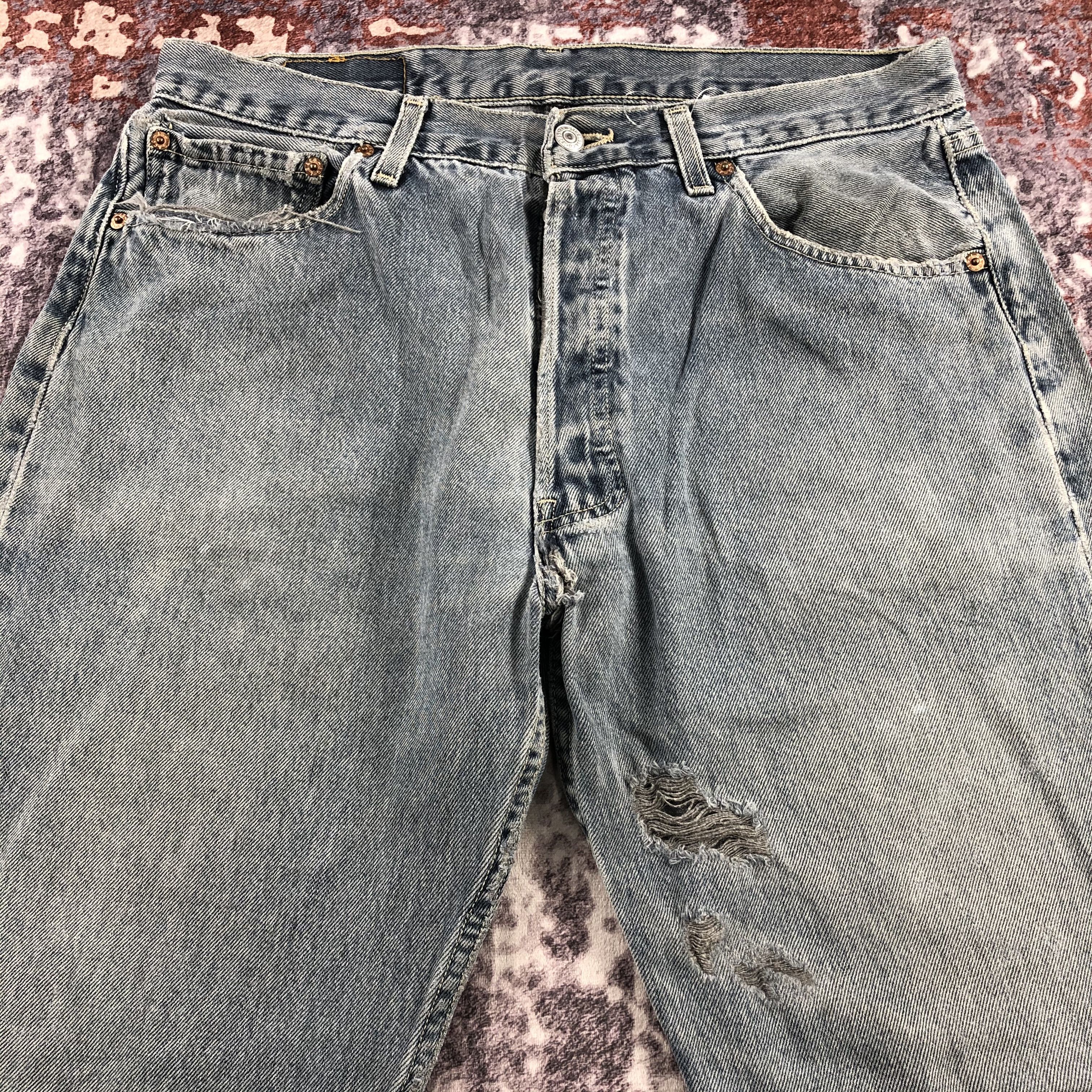 Levi's 90s Vintage Levis 501 Jeans-JM2604 Size US 33 - 3 Thumbnail