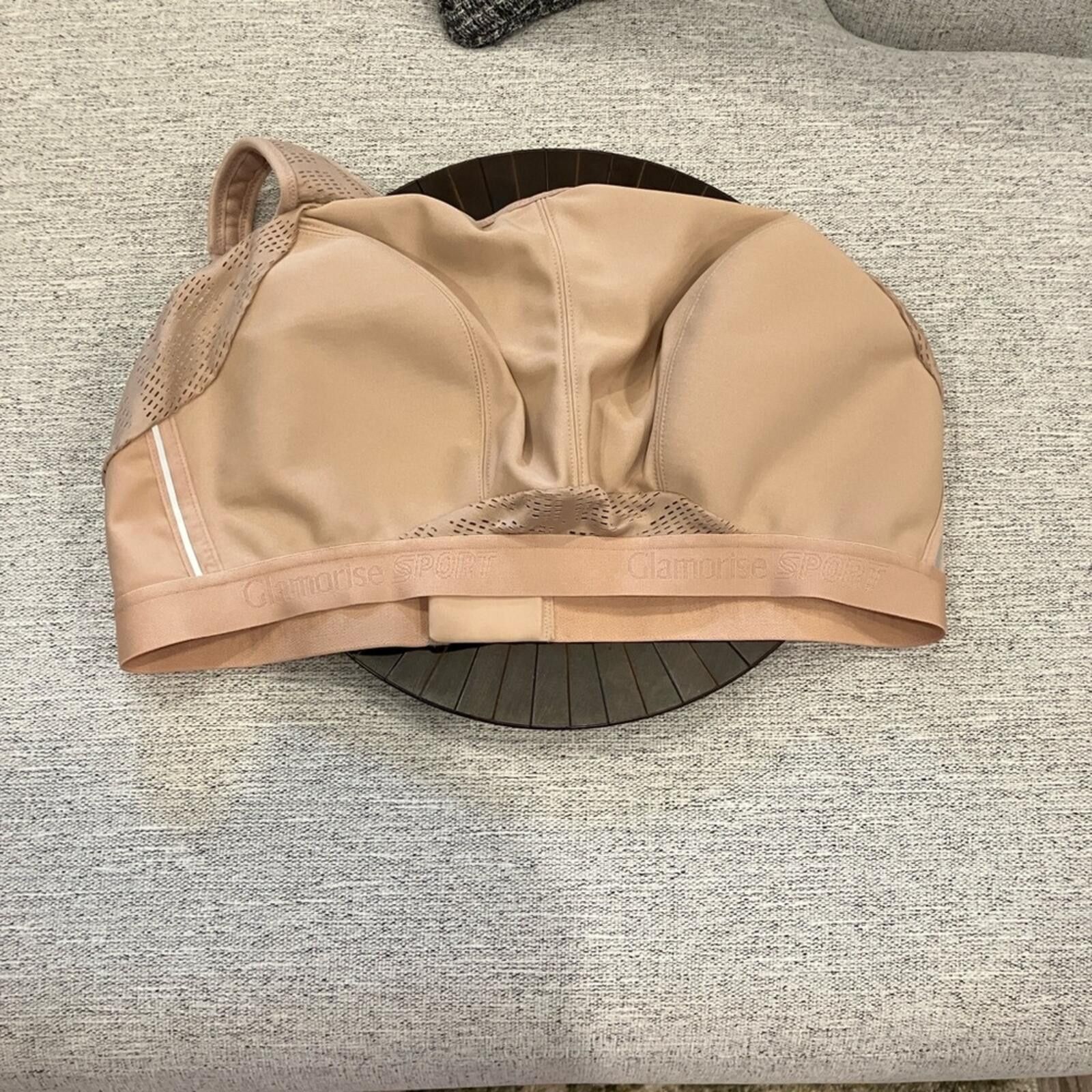 Other NWOT Glamorise Blush High-Support Full-Coverage Sports Bra Size ONE SIZE - 4 Thumbnail