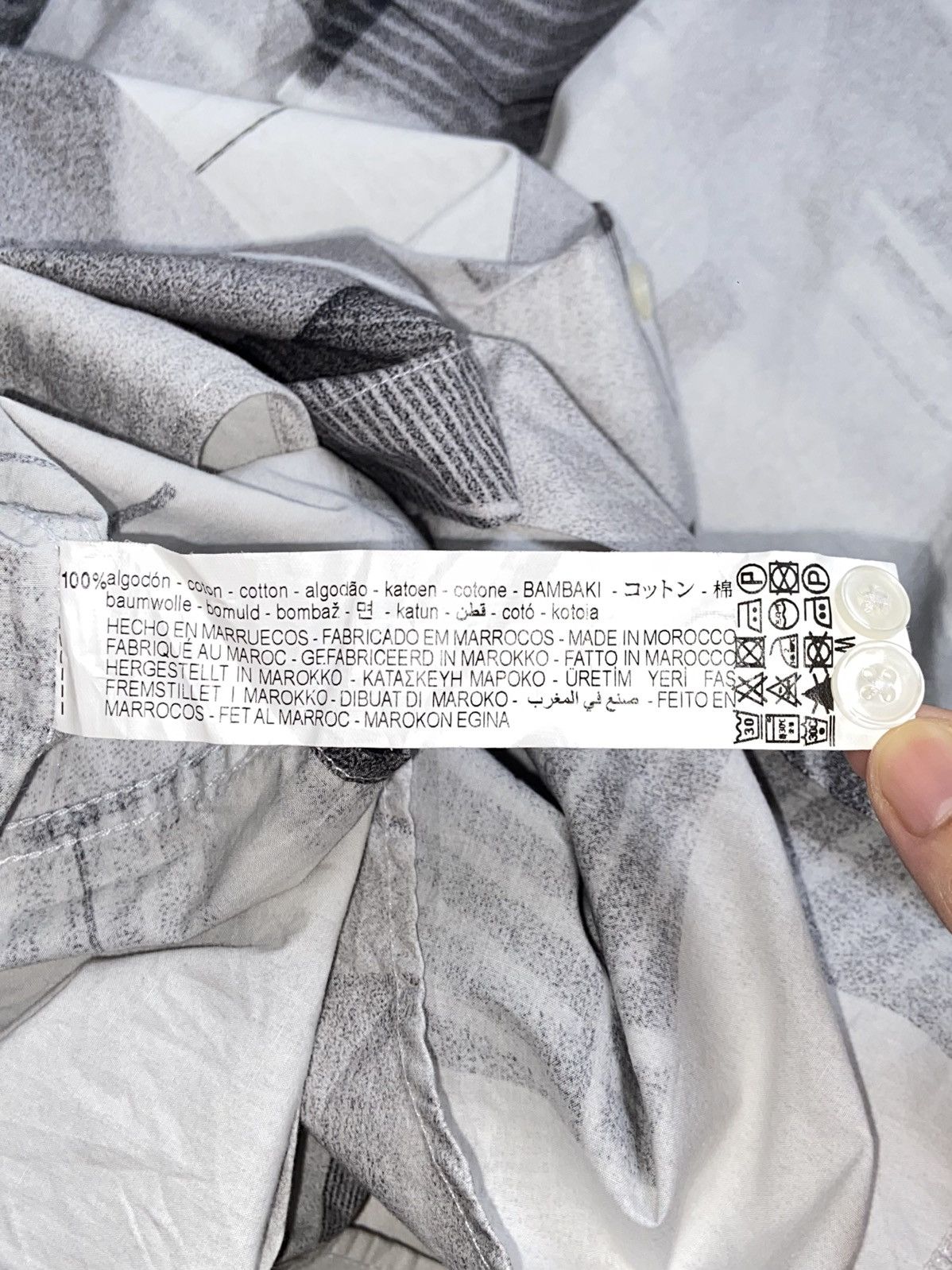 Zara ZARA Motive Shirt Size US XXL / EU 58 / 5 - 13 Thumbnail