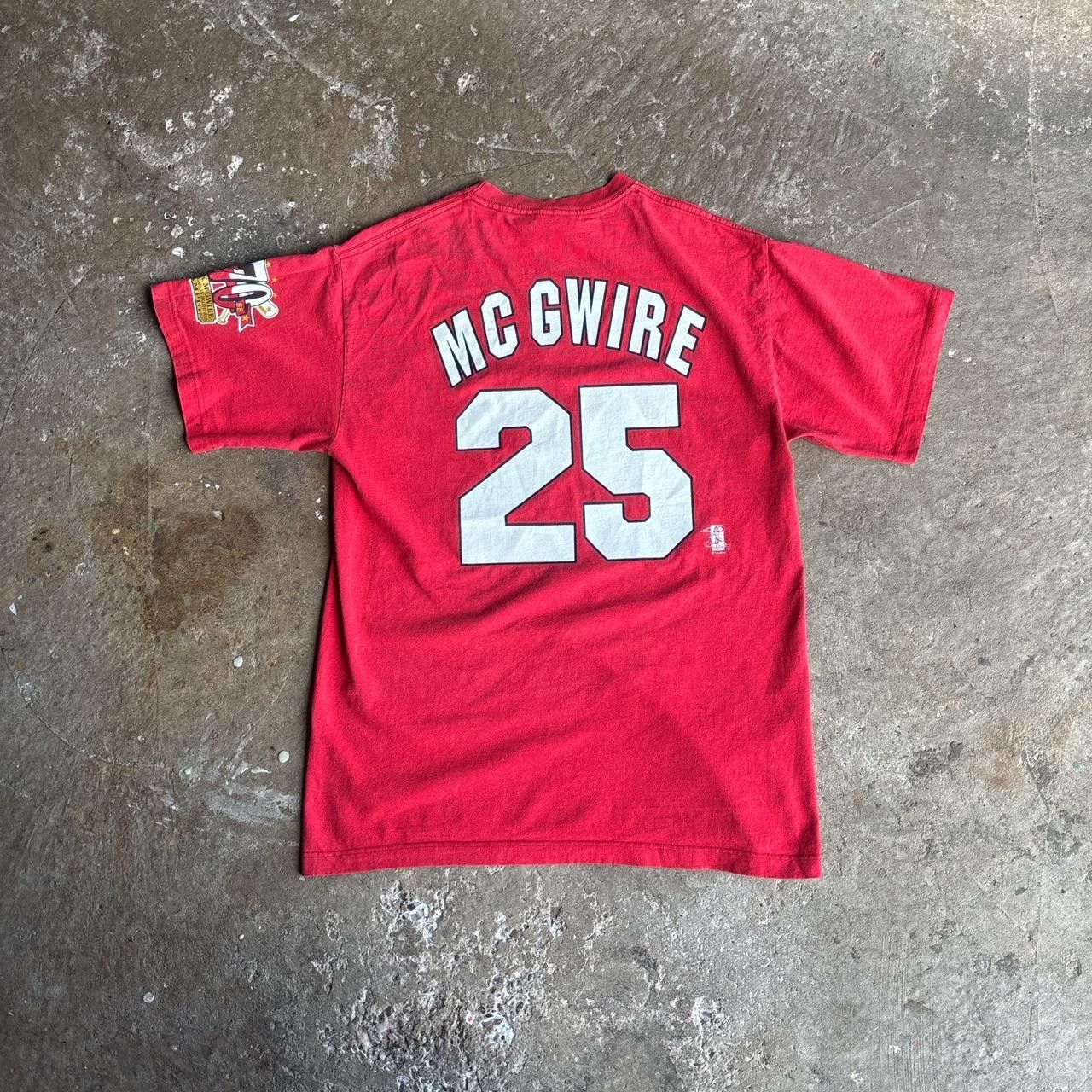 Majestic 1998 St Louis Cardinals Red ‘McGwire’ MLB Baseball T-Shirt Size US M / EU 48-50 / 2 - 6 Thumbnail
