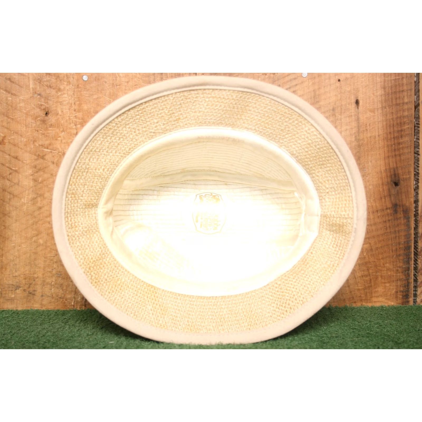 Vintage Vintage Dobbs Bucket Hat Men Tan Straw Twine Band 7 1/8 6 7/8-7 Tweed Dobb Fifth Avenue Pace-Setter Collection Size ONE SIZE - 5 Thumbnail