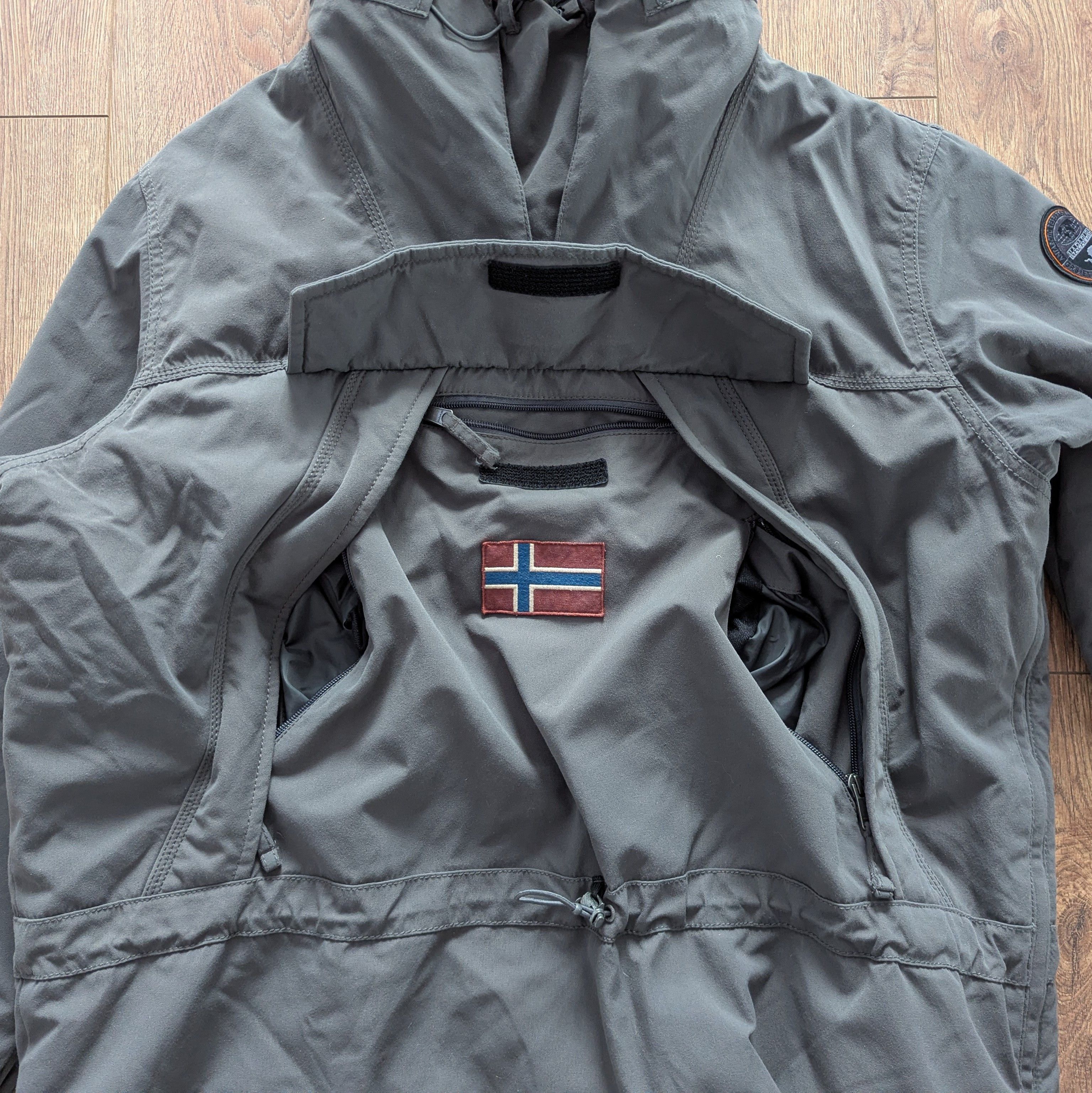Napapijri NAPAPIJRI Skidoo Dark Gray Solid Anorak Jacket SizeXXXL Snow Size US XXL / EU 58 / 5 - 13 Thumbnail