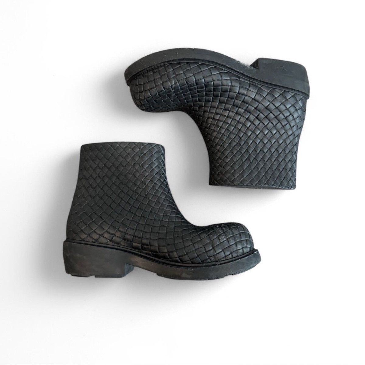 Bottega Veneta Bottega Veneta Black Fireman Boots Size US 7.5 / EU 40-41 - 3 Thumbnail