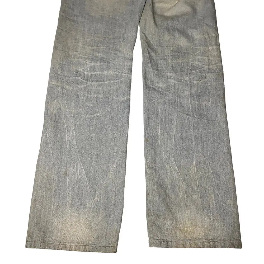 Vintage 2000's Blue Starnik Flared Mudwash StraightCut Jeans Size US 31 - 6 Thumbnail