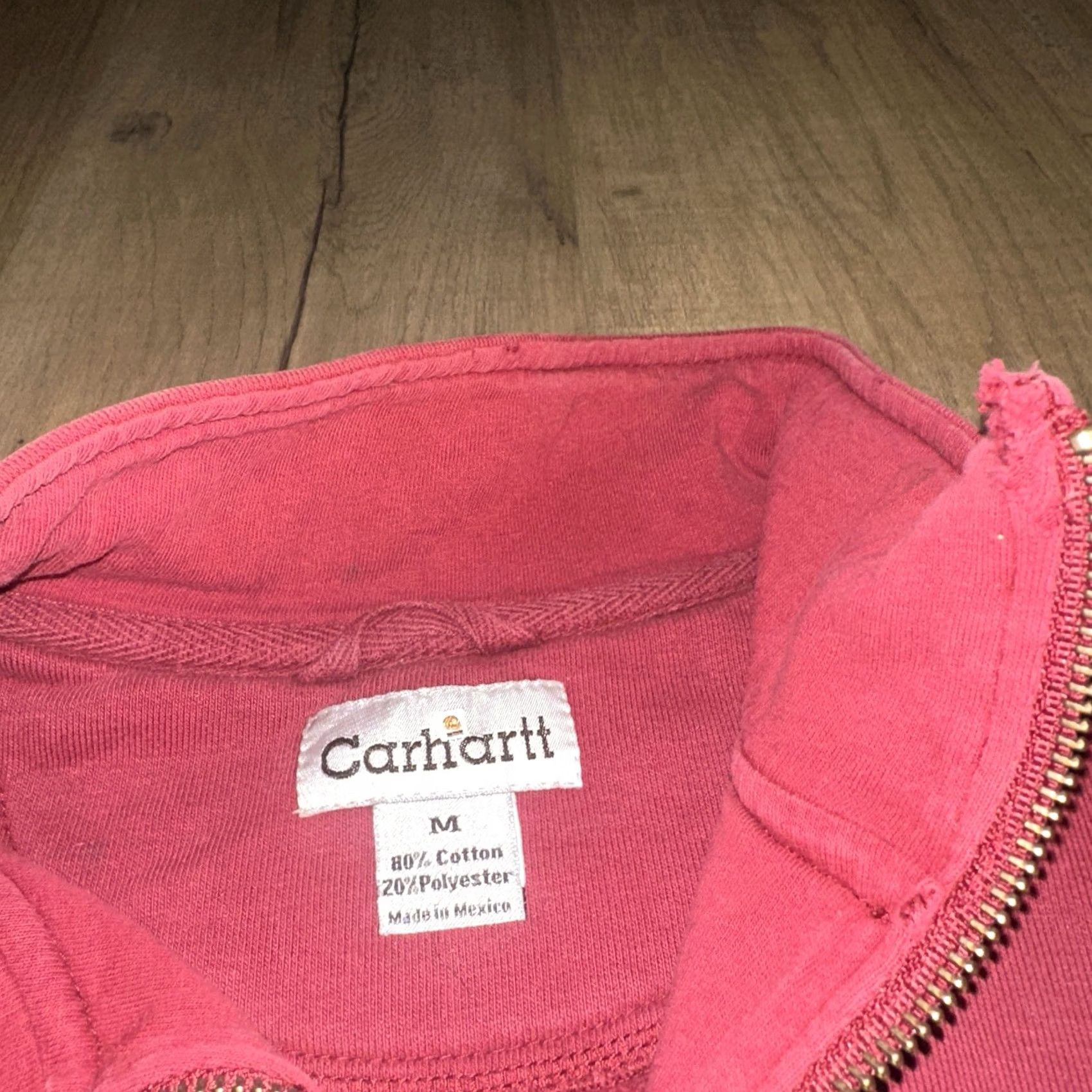 Carhartt VINTAGE Carhartt Sweater Mens M 1/4 Zip Pullover Outdoor Workwear Red Shirt Size US M / EU 48-50 / 2 - 3 Thumbnail