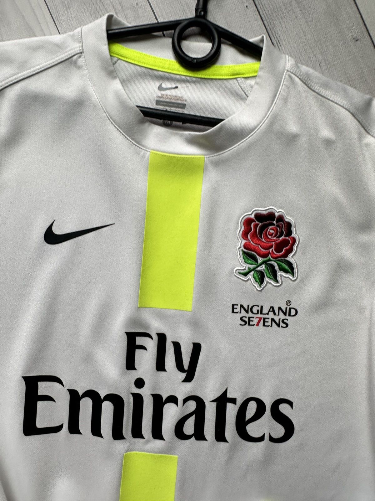 Nike × Vintage Vintage Nike Rugby England jersey white rare size M Size US M / EU 48-50 / 2 - 6 Thumbnail