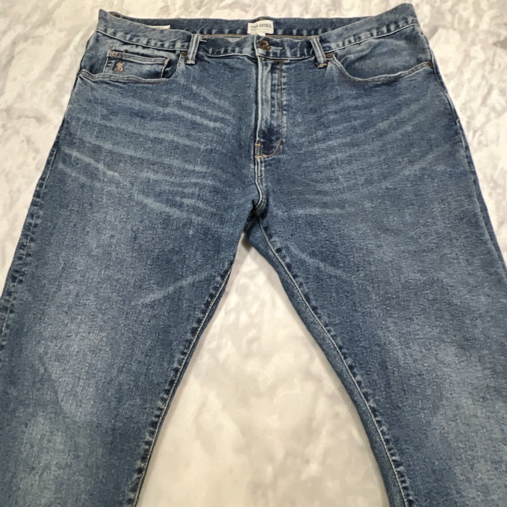 Todd Snyder Todd Snyder Jeans Men’s 38x32 Slim Fit Stretch 5 Pocket Blue Denim Size US 38 / EU 54 - 6 Thumbnail
