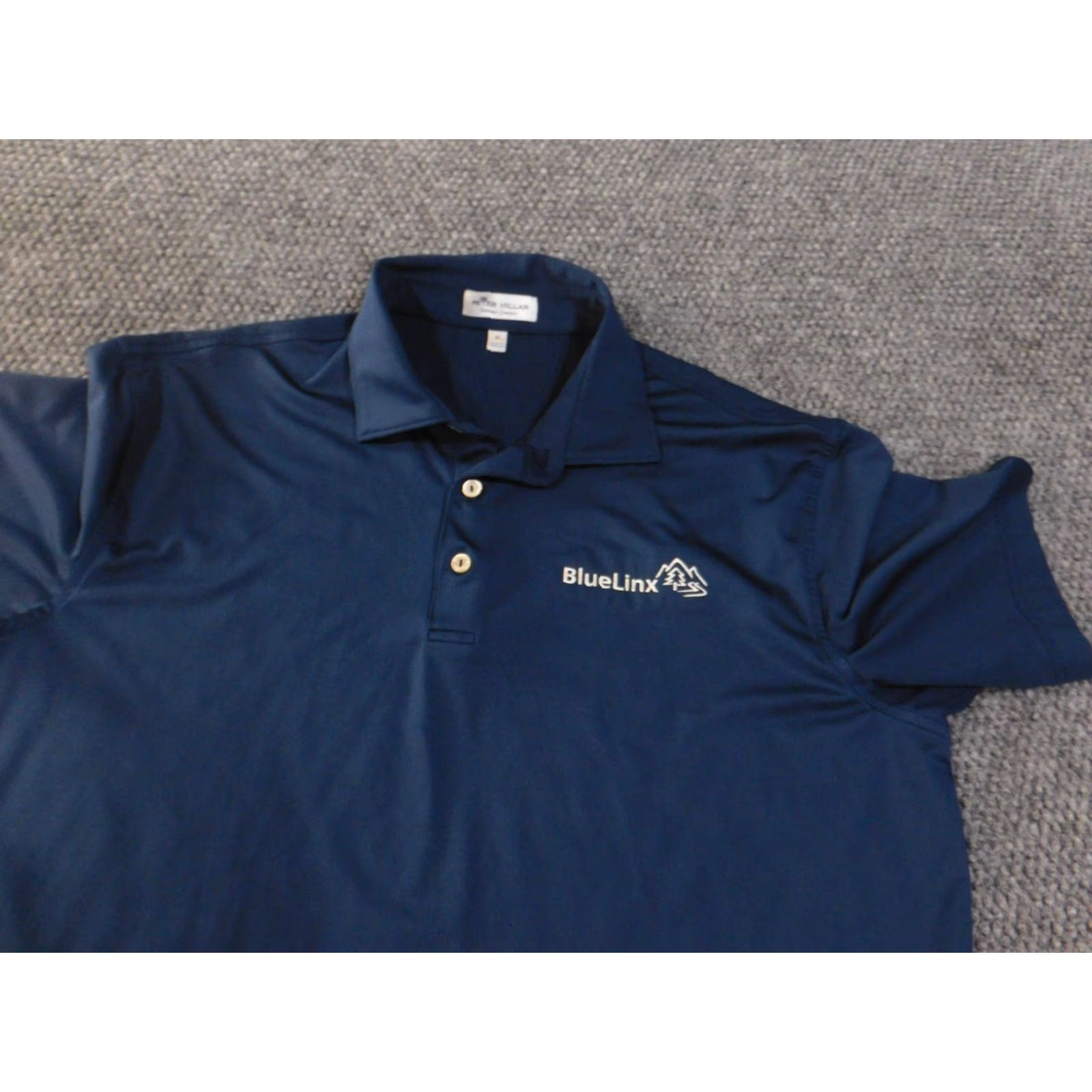 Peter Millar Peter Millar Polo Medium Summer Comfort Mens Blue Golf Performance Stretch Shirt Size US M / EU 48-50 / 2 - 7 Thumbnail