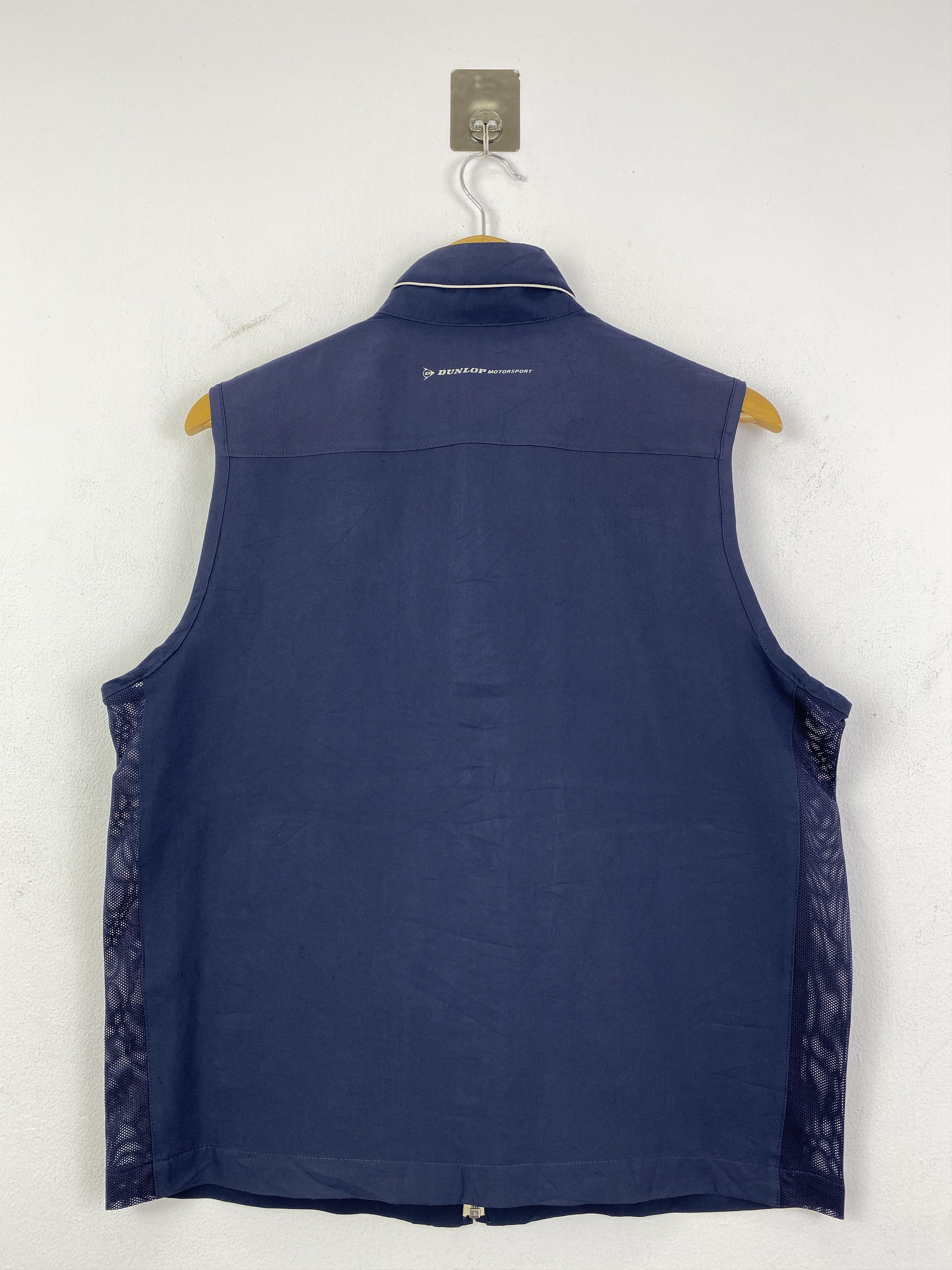 Dunlop Vintage Dunlop Motorsport Mesh Utility Vest Racing JA0220 Size US M / EU 48-50 / 2 - 2 Thumbnail