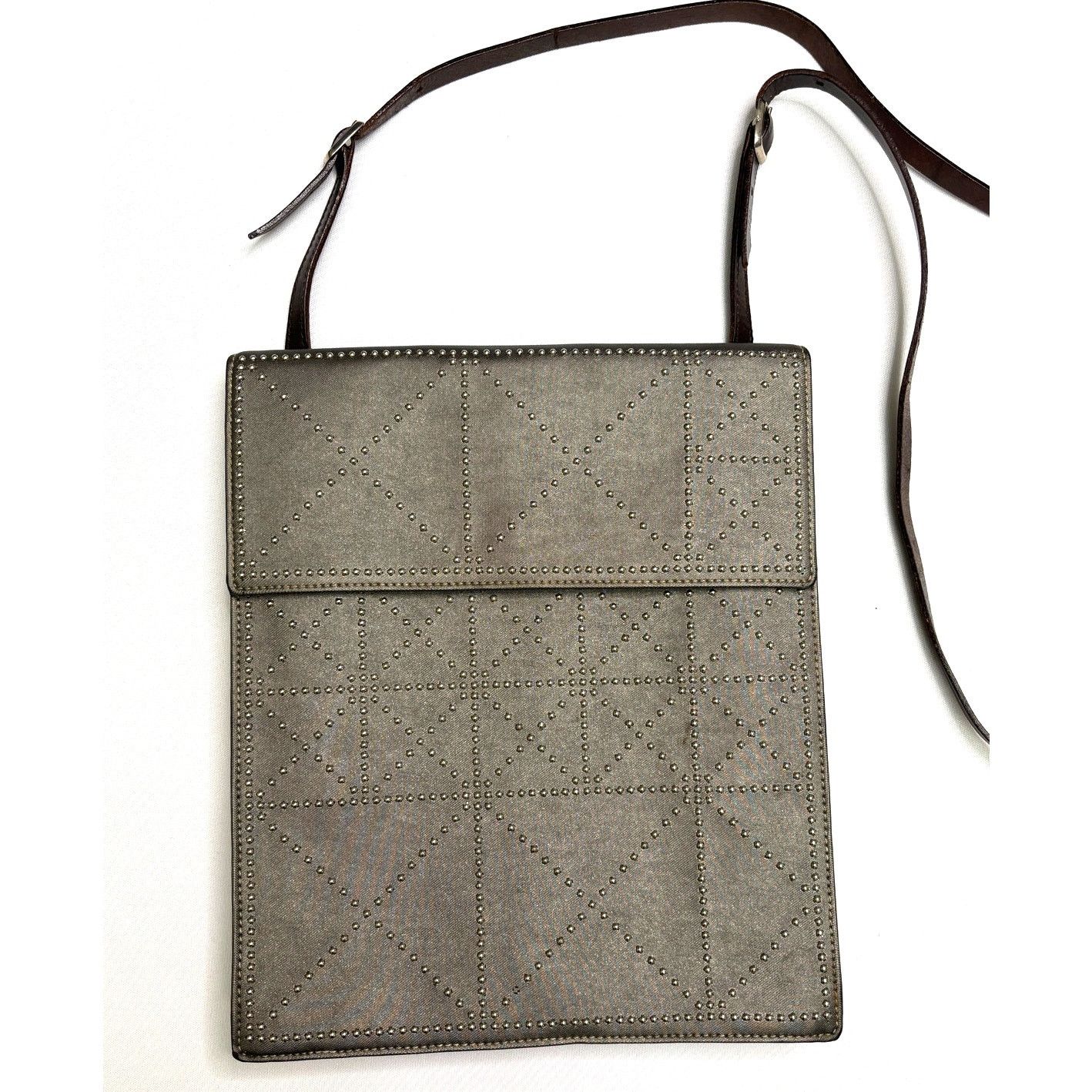 Rare Vintage PALOMA PICASSO Metallic Fabric Crossbody Bag