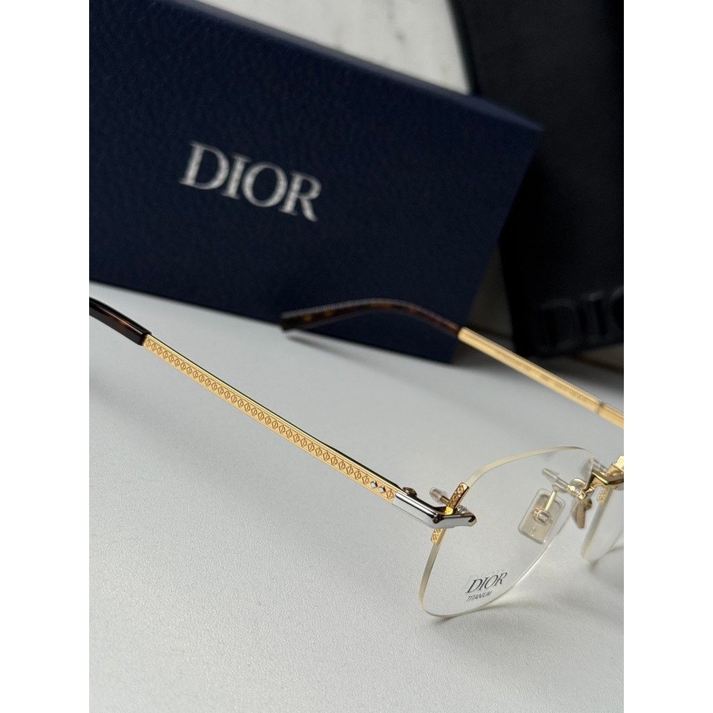 Dior NEW Dior CD DiamondO S5U Rimless Titanium Eyeglasses Frames Size ONE SIZE - 4 Thumbnail