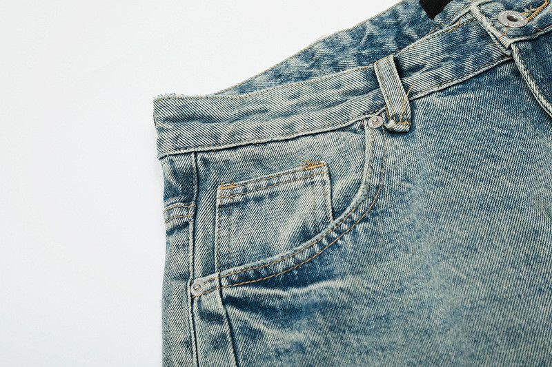 Vintage American retro men's loose casual washed jeans Size US 32 / EU 48 - 4 Thumbnail