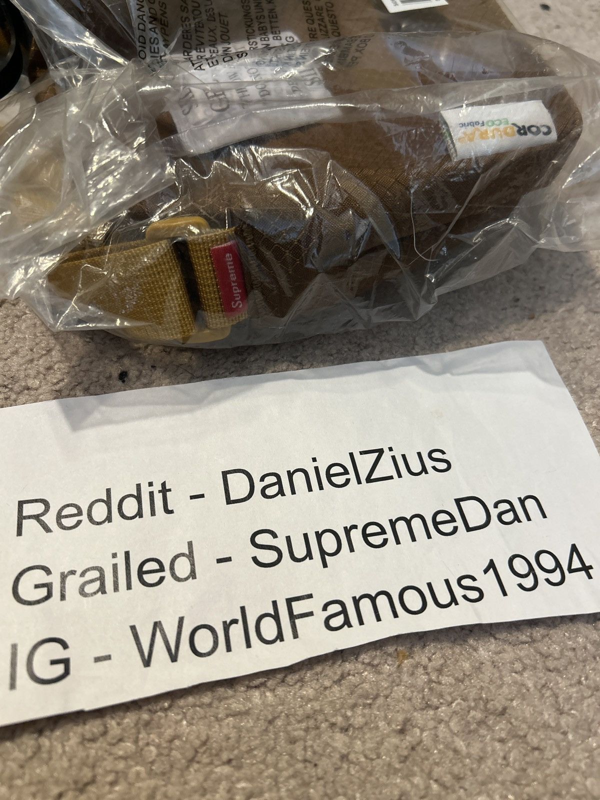 Supreme Supreme Side Bag 'Brown' Size ONE SIZE - 5 Thumbnail