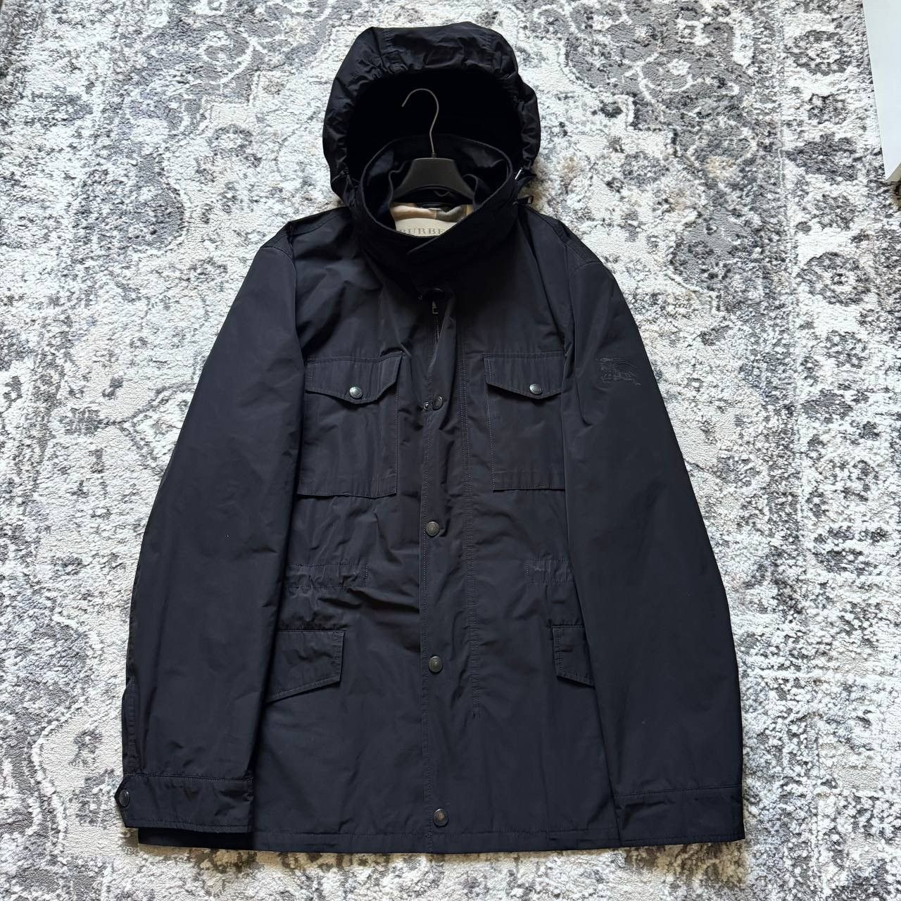 Burberry Burberry Brit Nylon Utility Cape Windproof Checkered Jacket Size US XXL / EU 58 / 5 - 3 Thumbnail
