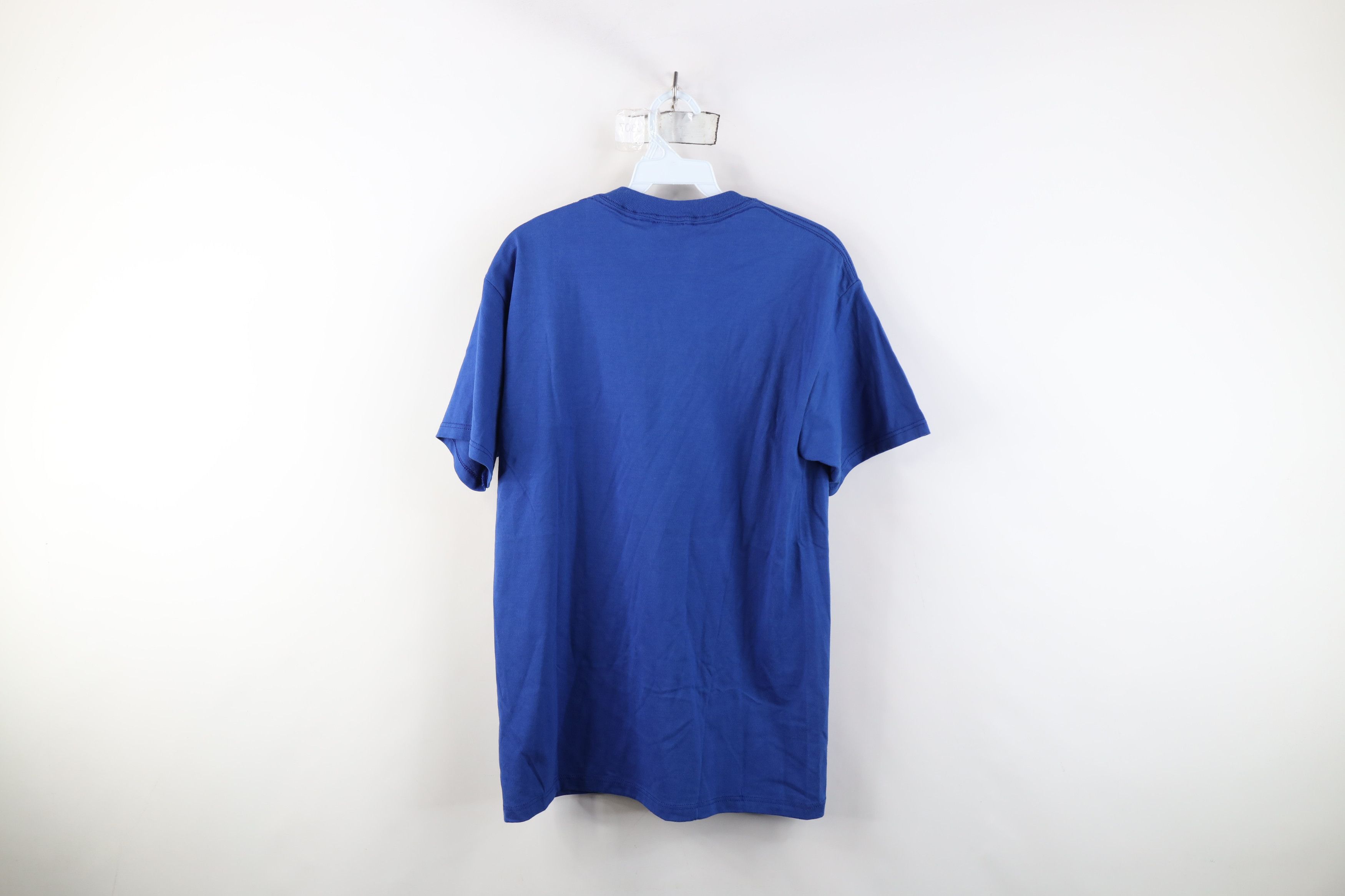 Vintage Vintage 90s Streetwear Heavyweight T-Shirt Royal Blue USA Size US M / EU 48-50 / 2 - 10 Thumbnail