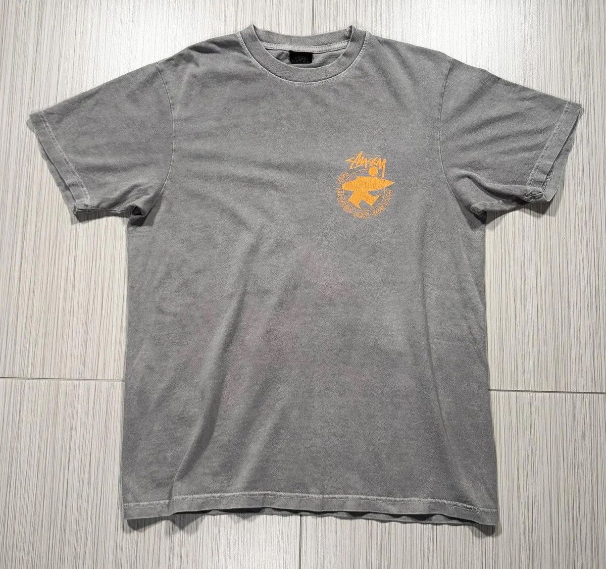 Stussy Vintage Stussy Beach Roots Grey / Orange T Shirt (Size M) Size US M / EU 48-50 / 2 - 2 Thumbnail