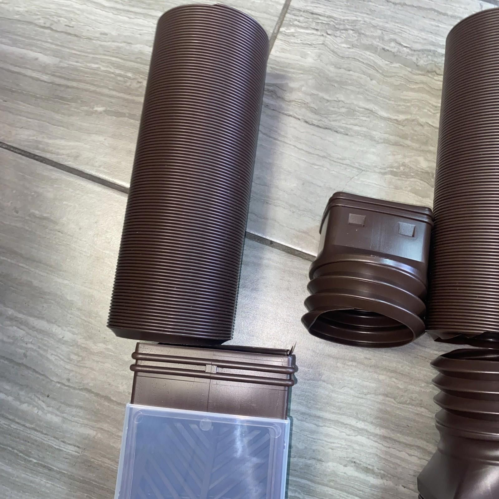 Other VEVOR Corrugated Drain Pipe With Adapters Brown HC3003G2 Size ONE SIZE - 3 Thumbnail
