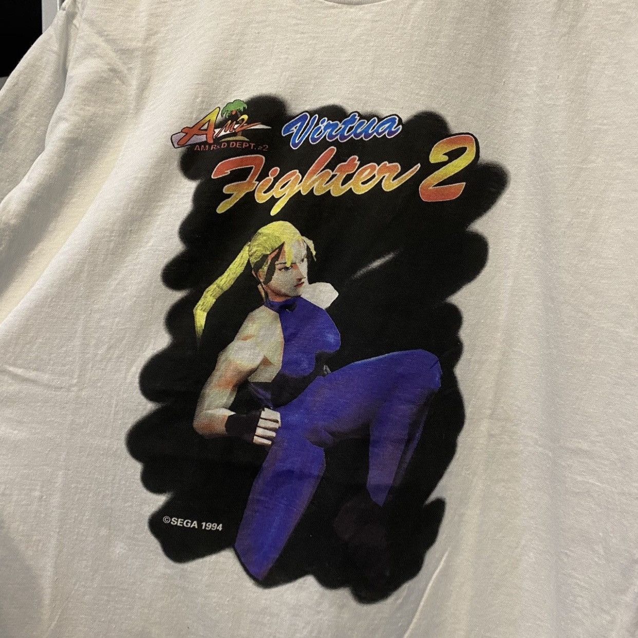 Nintendo Vintage 1994’ Virtua Fighter 2 Sarah Bryant Character Tshirt Size US M / EU 48-50 / 2 - 5 Thumbnail