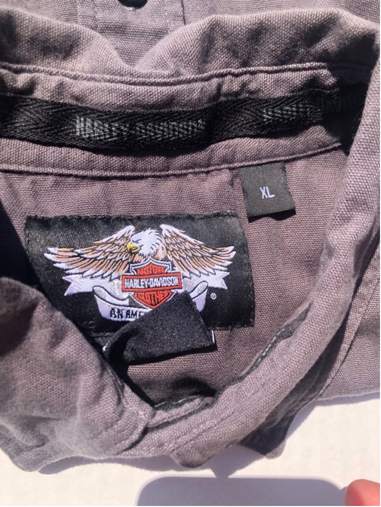 Harley Davidson Harley-Davidson Gray Shirt XL cut off graphic Size US XL / EU 56 / 4 - 3 Thumbnail