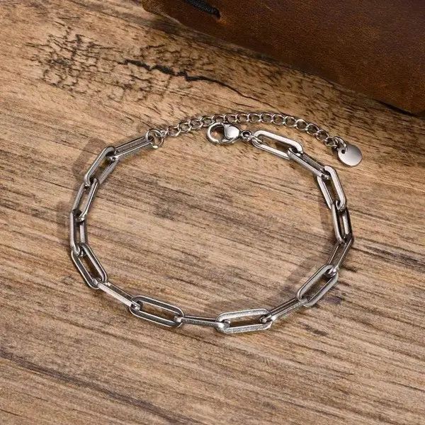 Jewelry Chain Link Silver Bracelet Size ONE SIZE - 3 Thumbnail