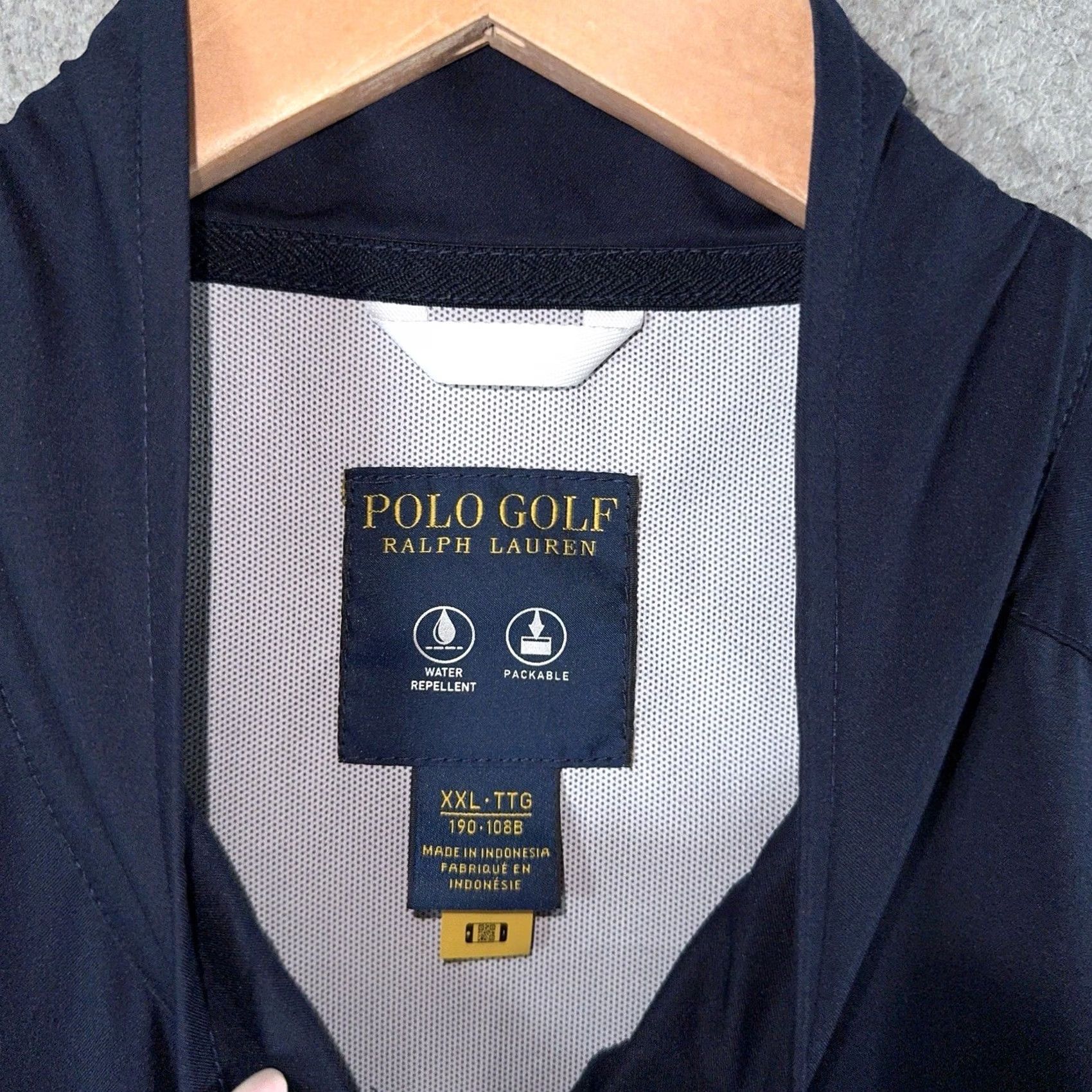 Polo Ralph Lauren Ralph Lauren Golf Jacket Womens 2XL Blue Windbreaker PoloSport Polo Ralph Lauren PGA Champ Atlanta Unisex Full Zip Lightweight Water Resistant Size XXL / US 16-18 / IT 52-54 - 3 Thumbnail