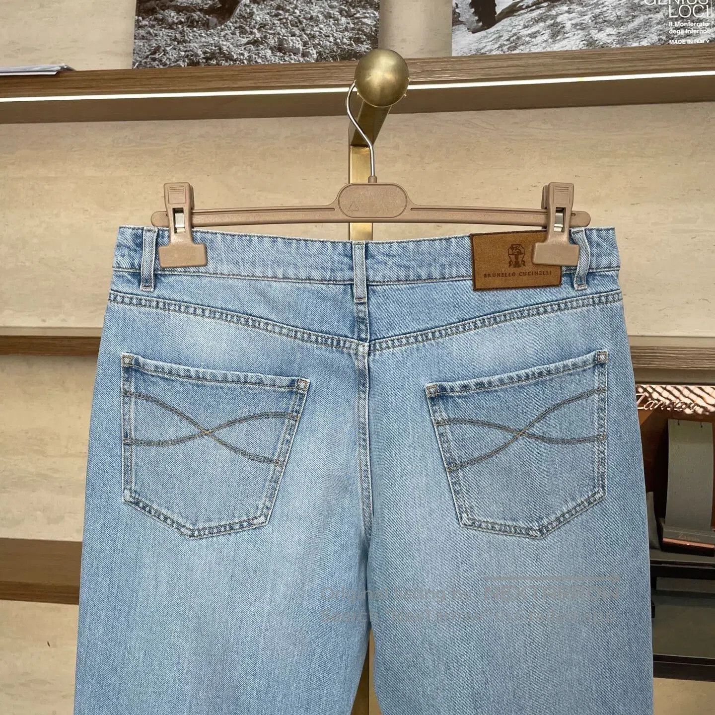 Brunello Cucinelli Brunello Cucinelli Light Blue Jeans. Size US 30 / EU 46 - 4 Thumbnail