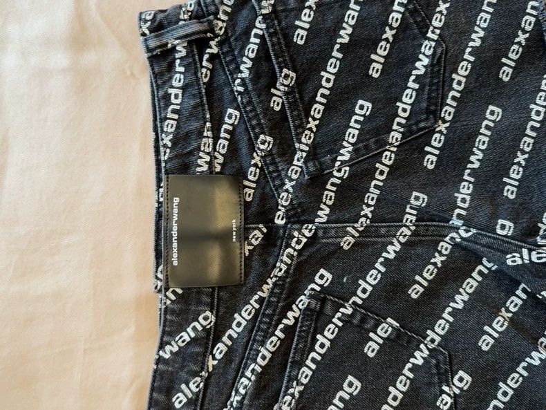 Alexander Wang Alexander Wang Bite Logo High-Waist Shorts- Size 25" / US 0 / IT 36 - 8 Thumbnail
