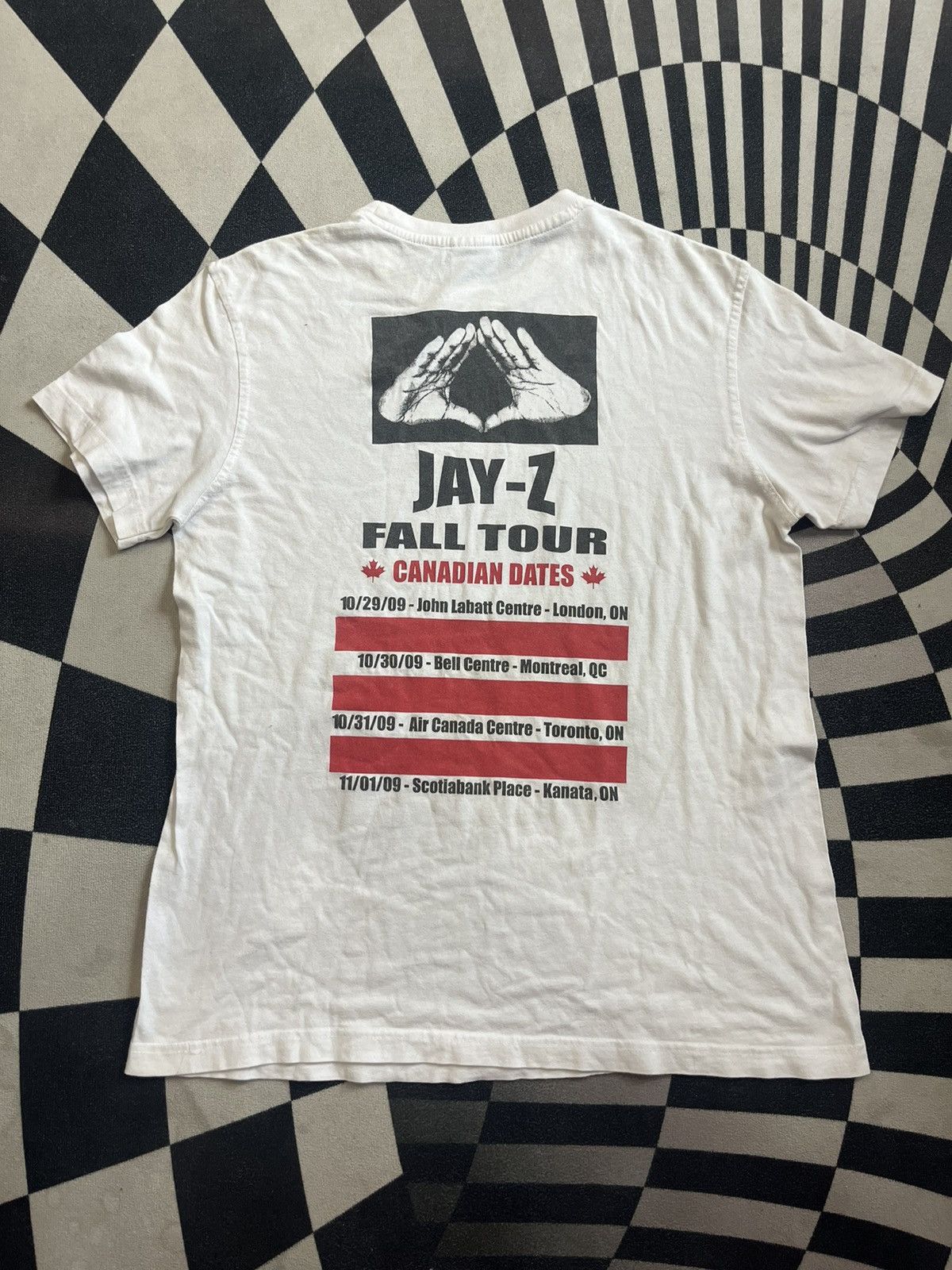 Band Tees Vtg JAY-Z FALL TOUR canadian 09’s promo Tshirt Size US M / EU 48-50 / 2 - 9 Thumbnail