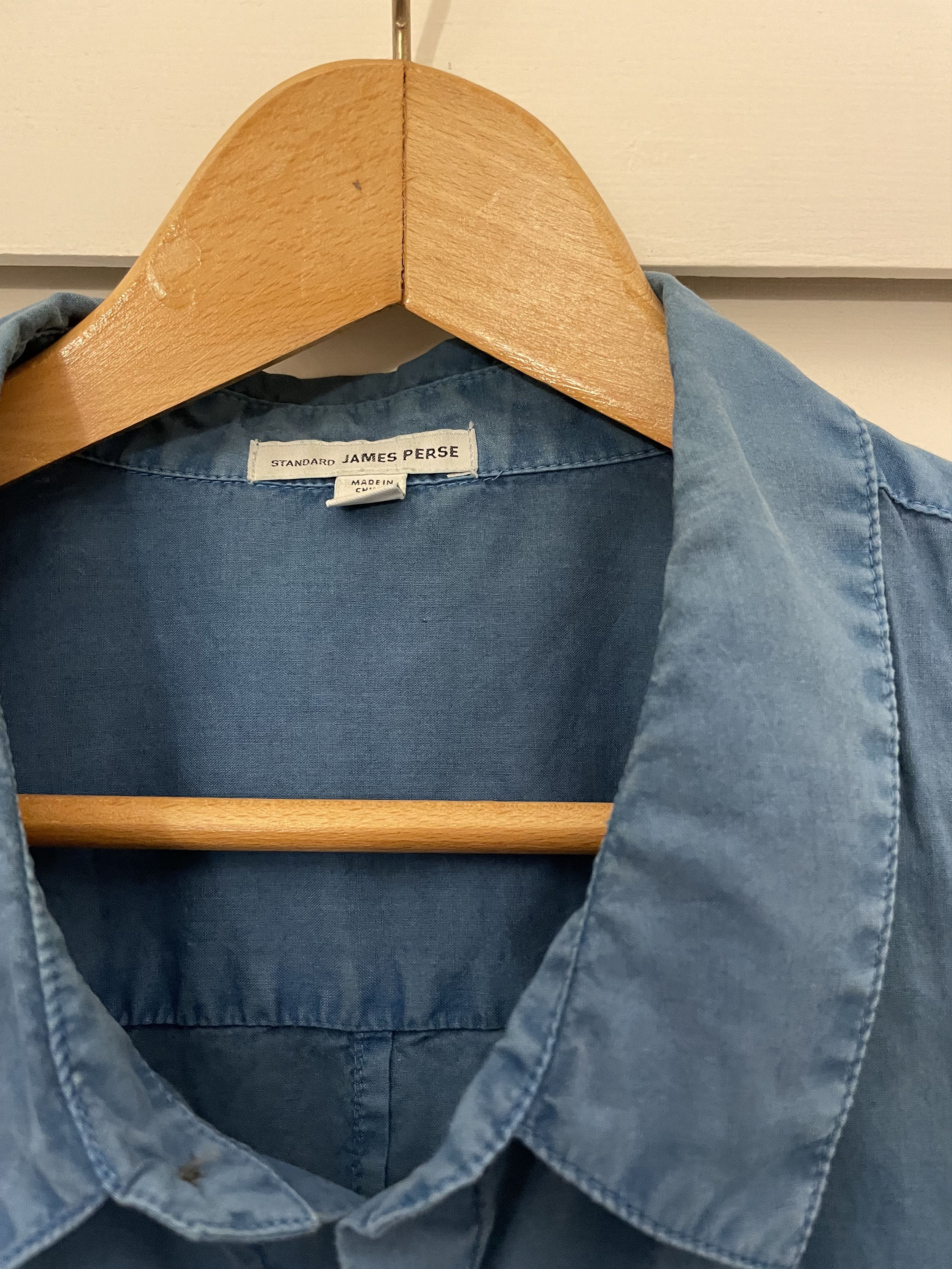 James Perse Lovely soft cotton blue shirt Size US XXL / EU 58 / 5 - 1 Thumbnail