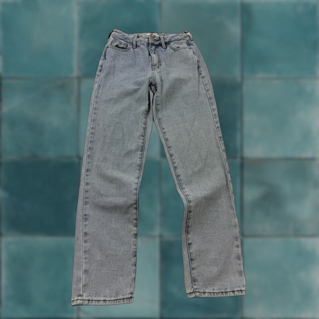 Pacsun PacSun Jeans Womens 22 Light Wash High Rise Mom Straight Denim Casual Pants 5-Pocket Womens Size 40" / US 18 - 1 Thumbnail