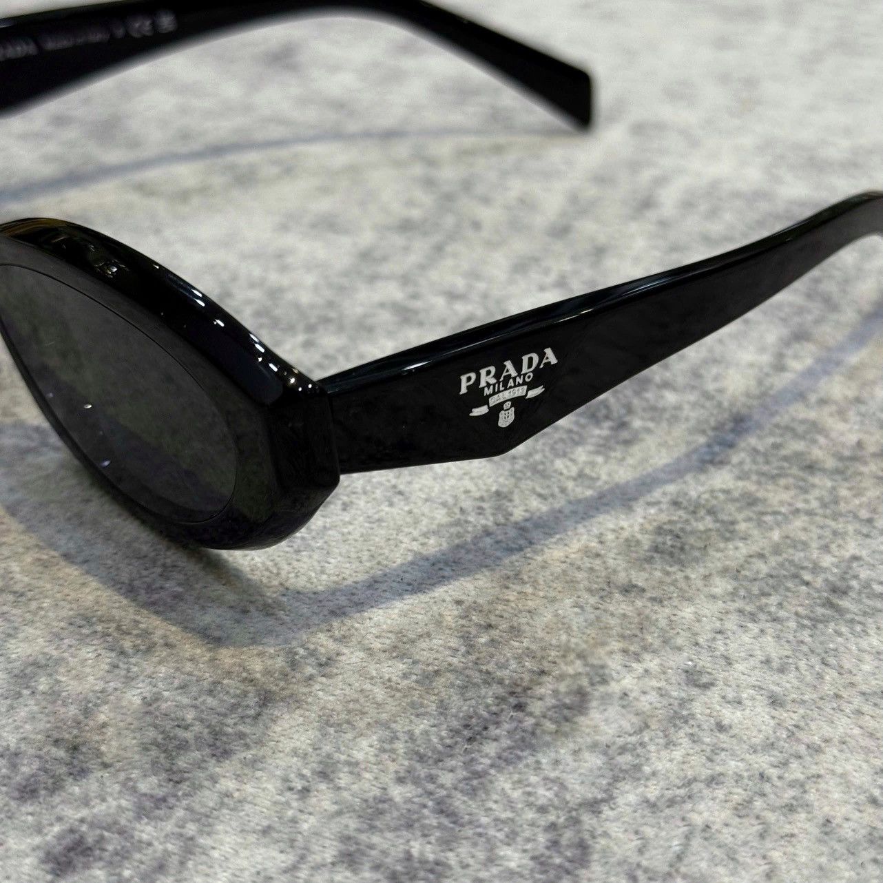 Prada PRADA PR 26ZS 16K08Z Sunglasses BLACK DARK GREY Size ONE SIZE - 2 Thumbnail