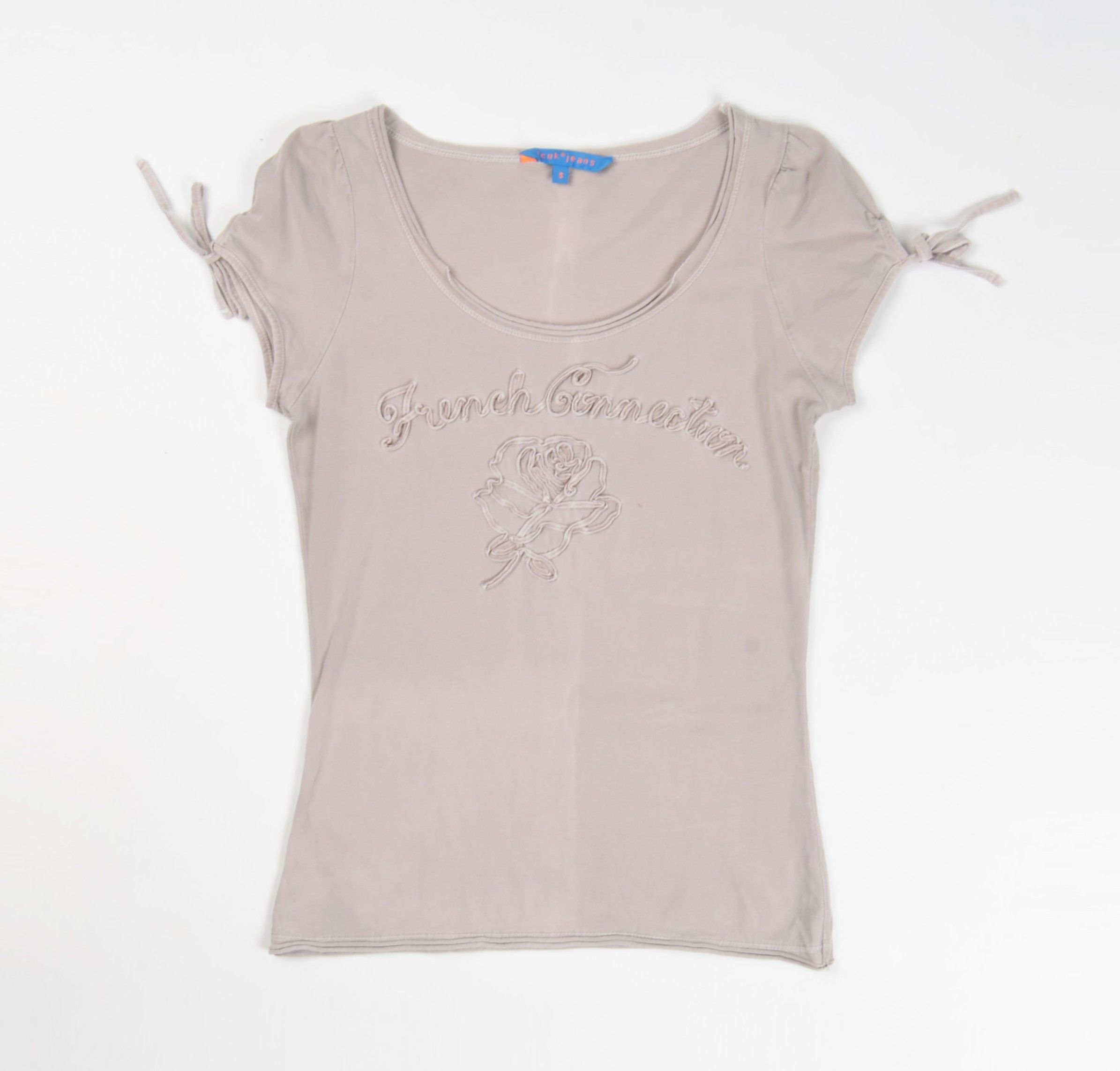 FCUK FCUK French Connection Y2K Coquette Garment Dyed Top Size S / US 4 / IT 40 - 3 Thumbnail