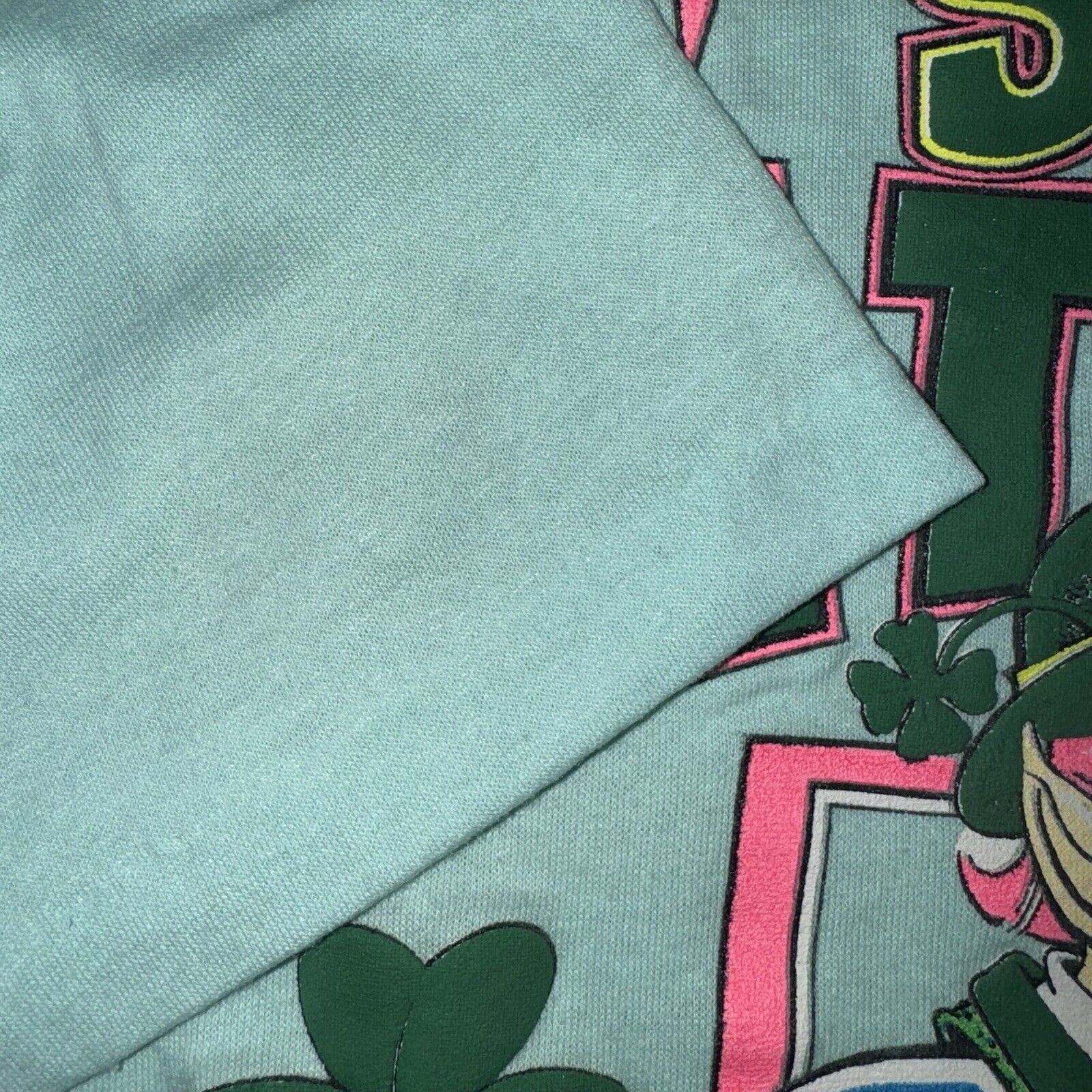 Delta Vintage Single Stitch T Shirt Leprechaun Smoking Pipe Size US XL / EU 56 / 4 - 4 Thumbnail